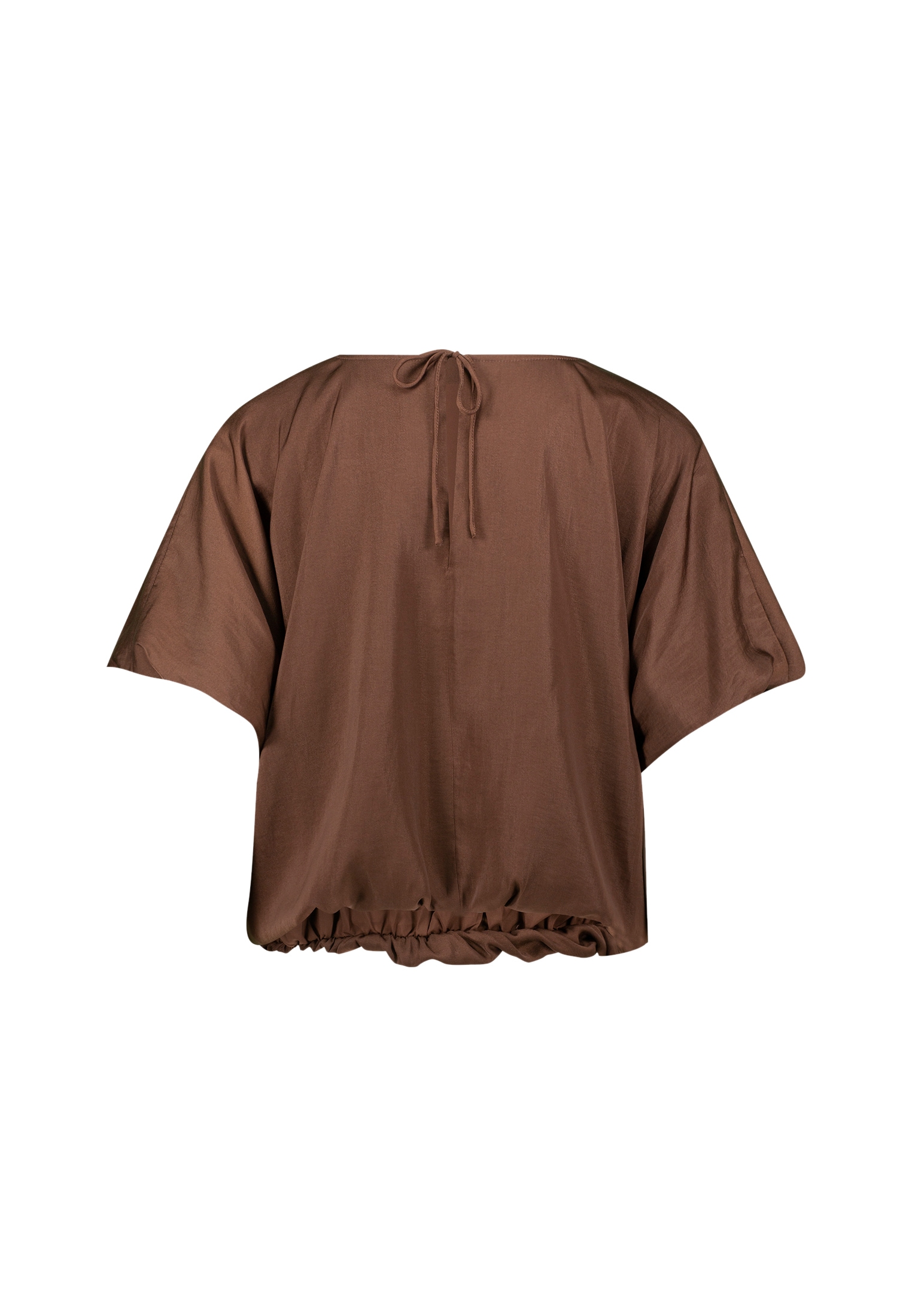 Zero Satinbluse »Satinbluse mit Ballonärmeln«