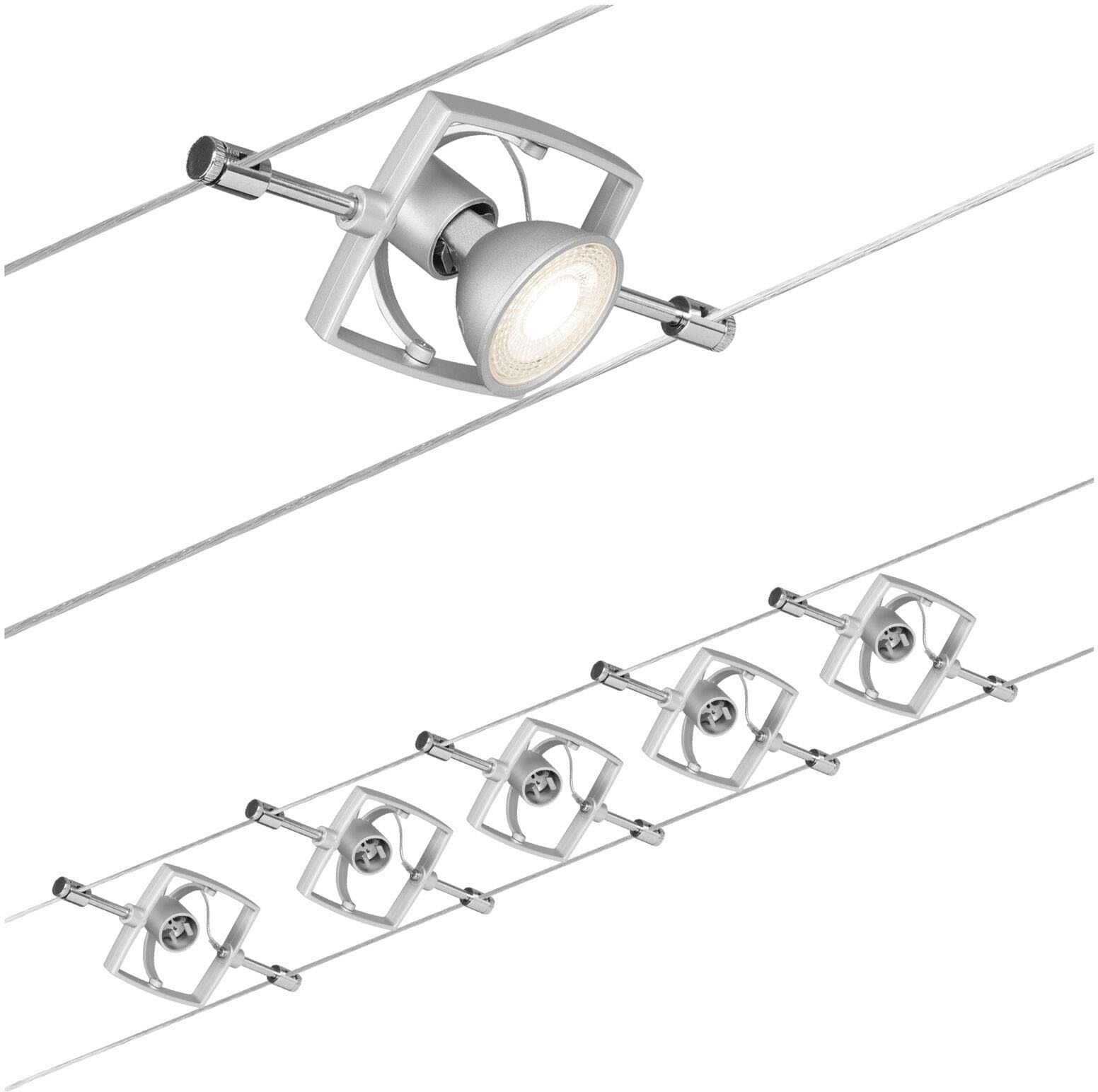 Paulmann LED Deckenleuchte »Mac II« GU 5,3 5 Stk. GU 5,3