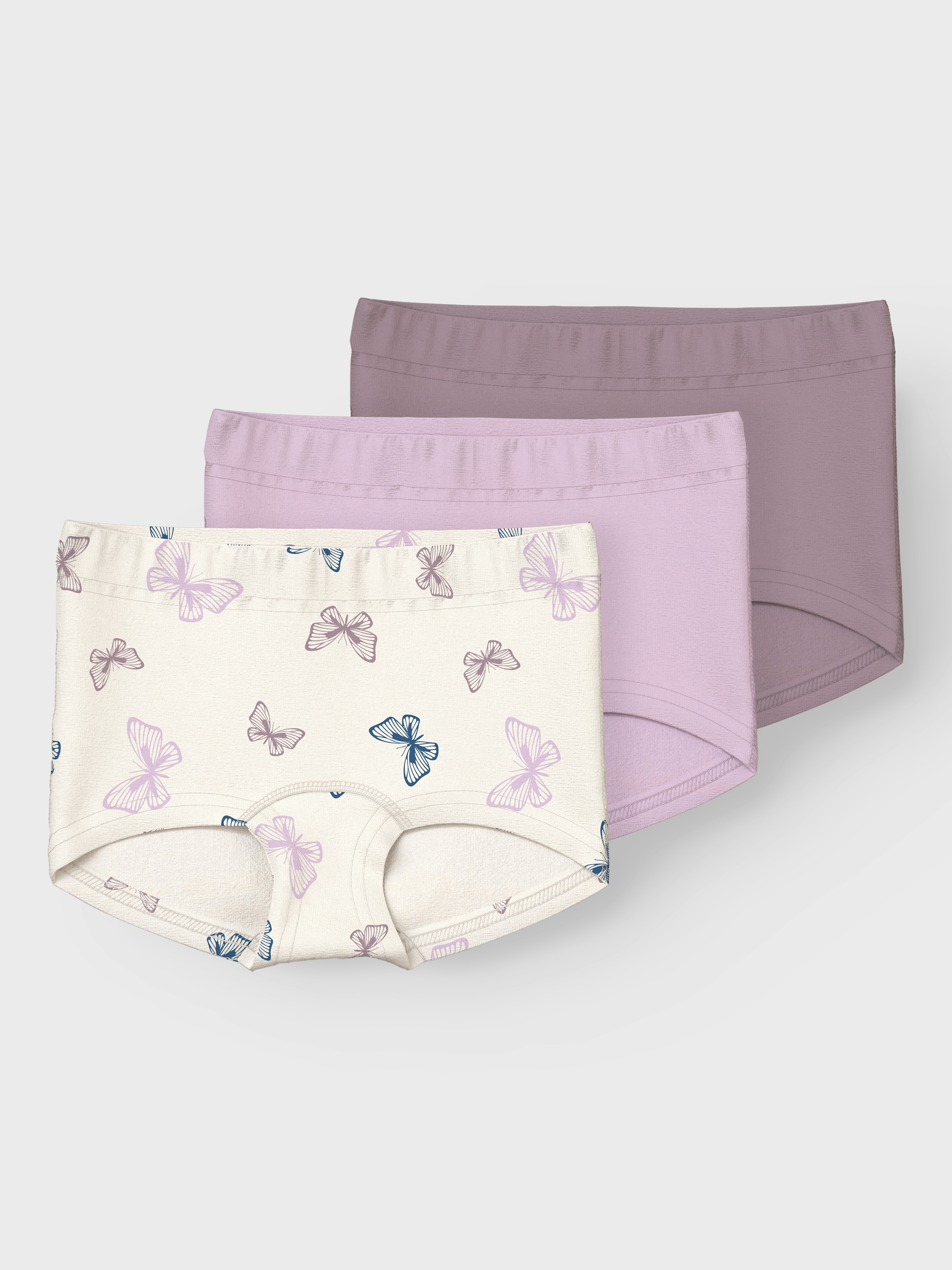 Name It Panty »NMFTIGHTS 3P JET STREAM BUTTERFLY NOOS«, (Packung, 3 St.)