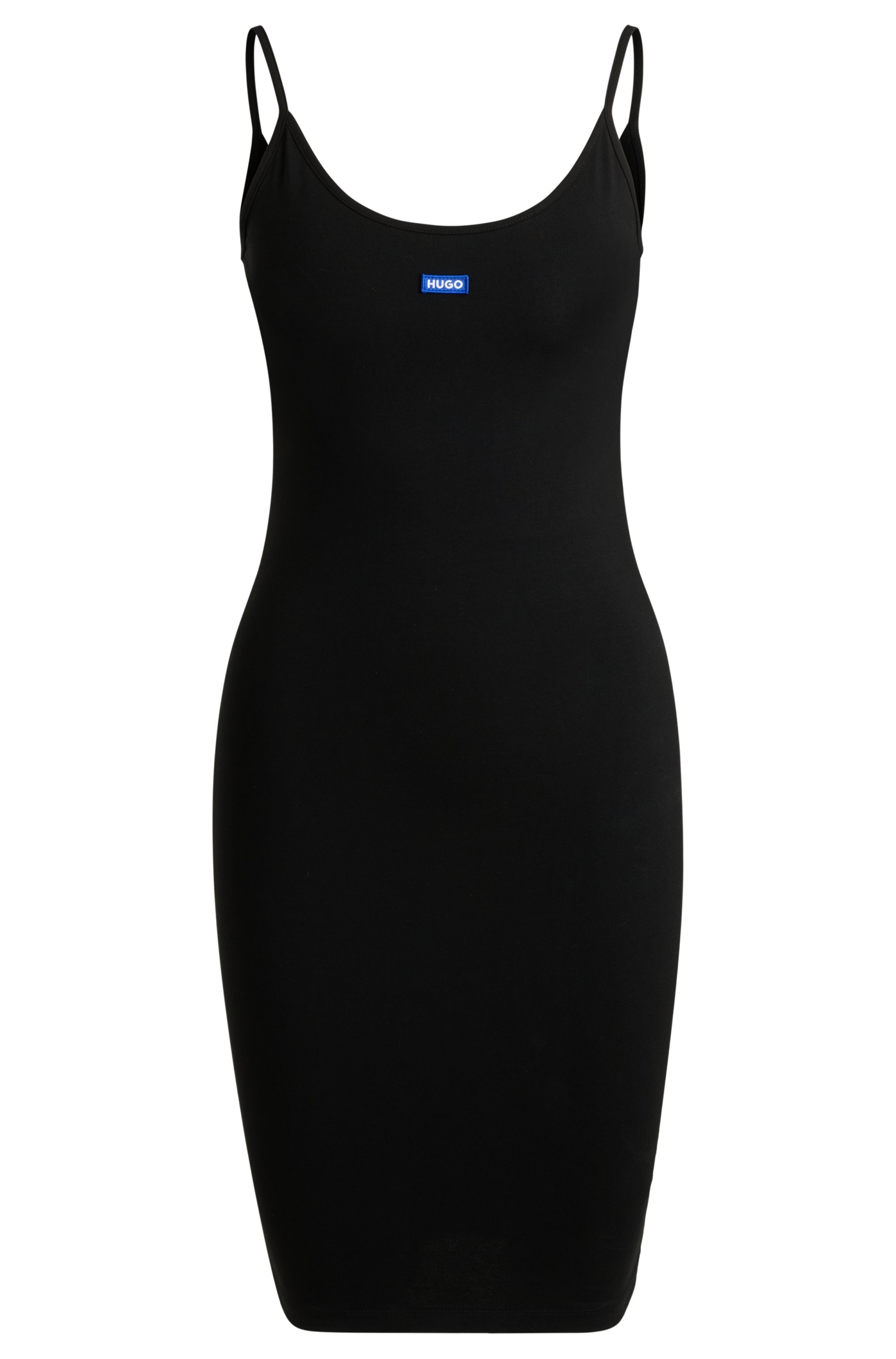 HUGO Blue Jerseykleid »Narya«, mit Logo