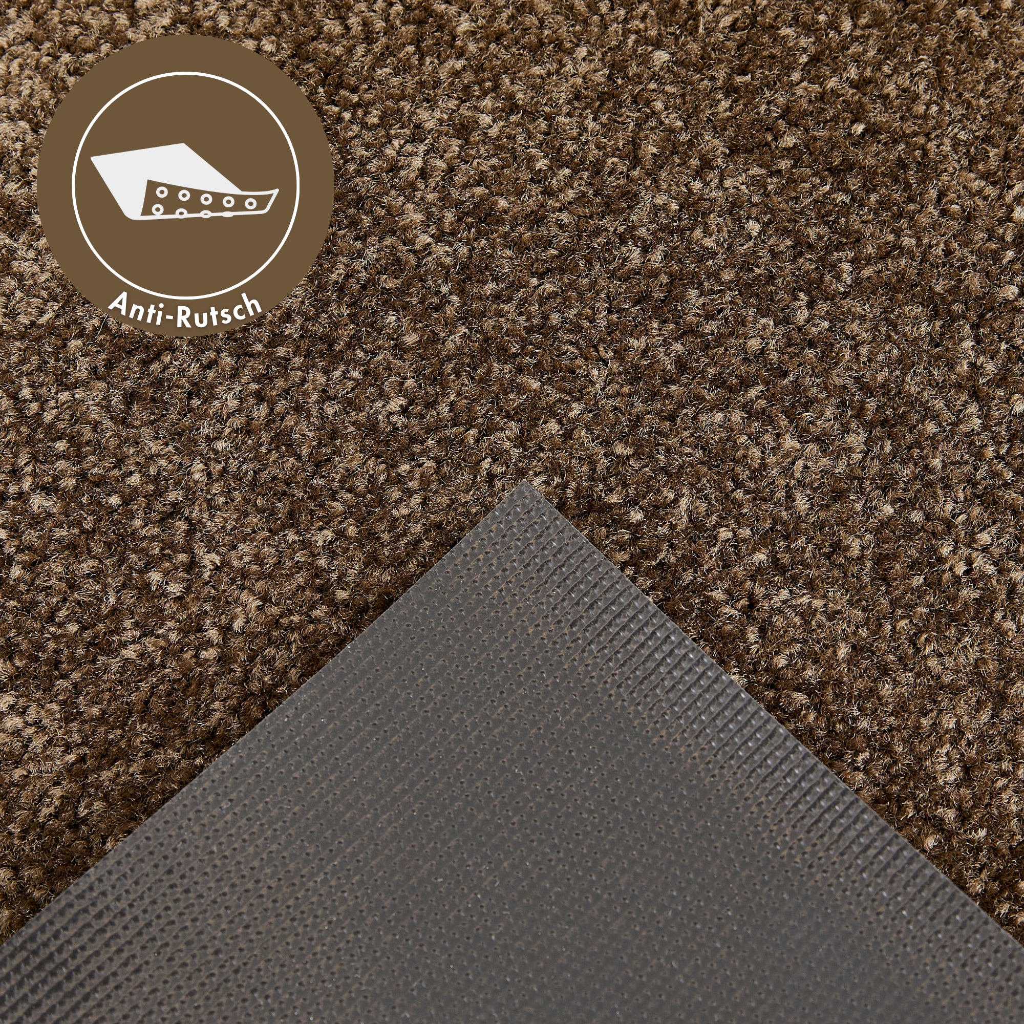 Andiamo Fußmatte »Super Wash & Clean, Made in Belgium« rechteckig 7 mm Höhe Schmutzfangmatte, Uni Farben, rutschhemmend, waschbar