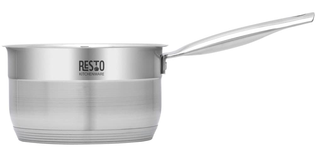 RESTO Kitchenware Kasserolle »Rigel, Soßentopf 1,9 l, energiesparend und spülmaschinenfest« 2 Stk. tlg. Edelstahl 18/10