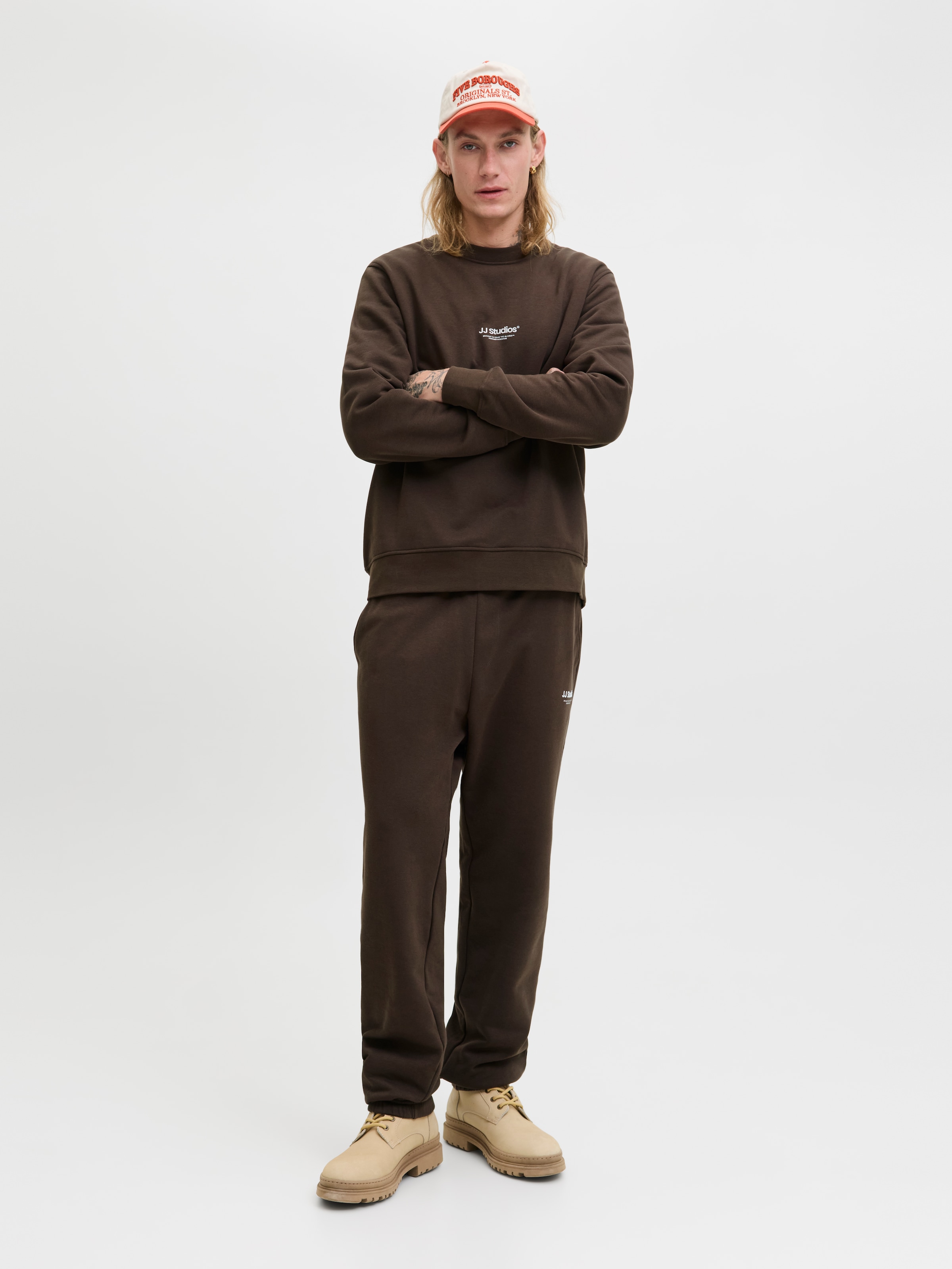 Jack & Jones Sweatshirt »JJESOHO SWEAT CREW NECK NOOS«, mit stylischem Print
