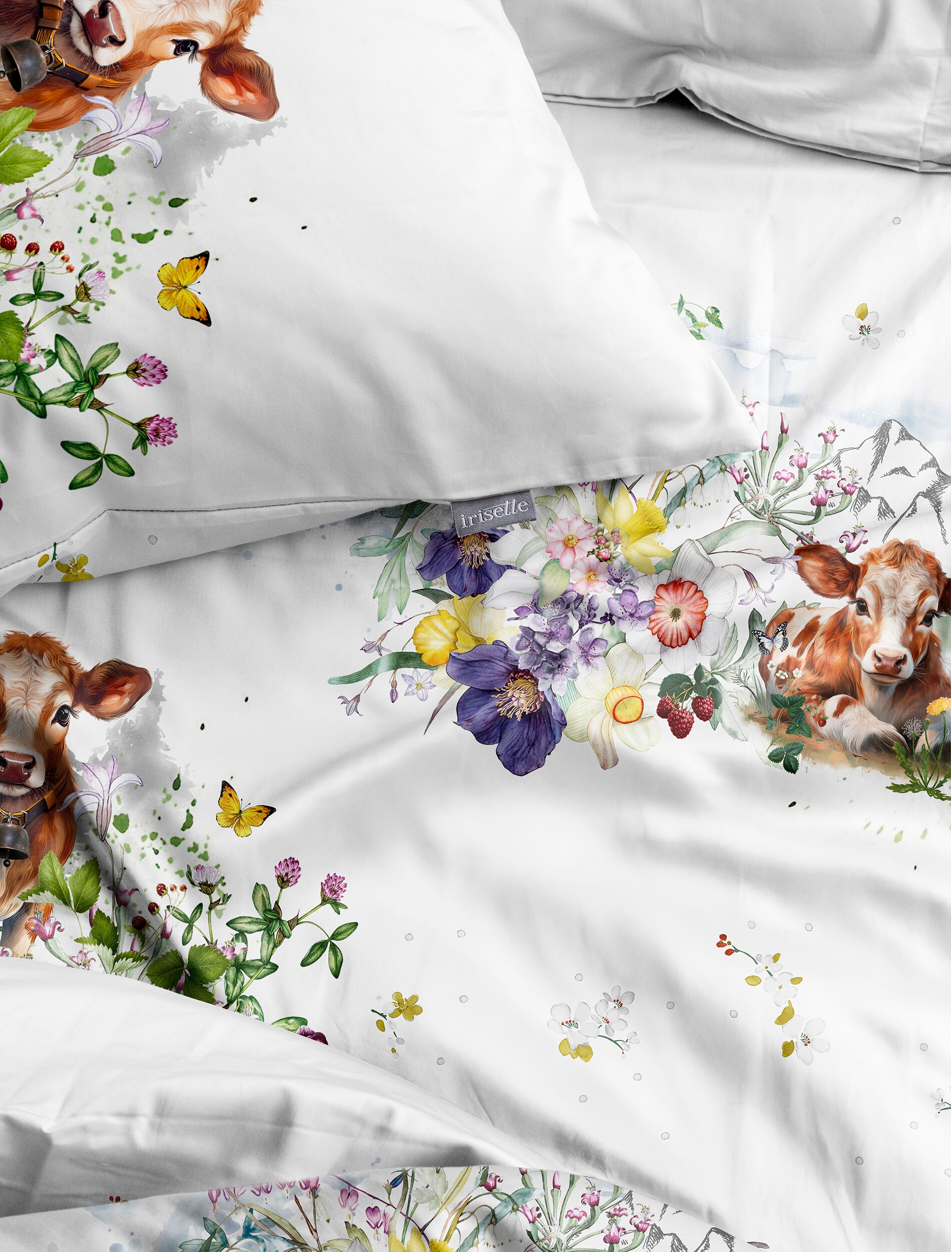 Irisette Bettwäsche »Wave 8767« 2 anschmiegsam und atmungsaktiv, Ganzjahresqualität