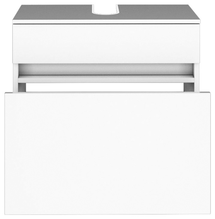 welltime Waschbeckenunterschrank »Baabe«, Badmöbel Breite 60 cm, hängende Montage