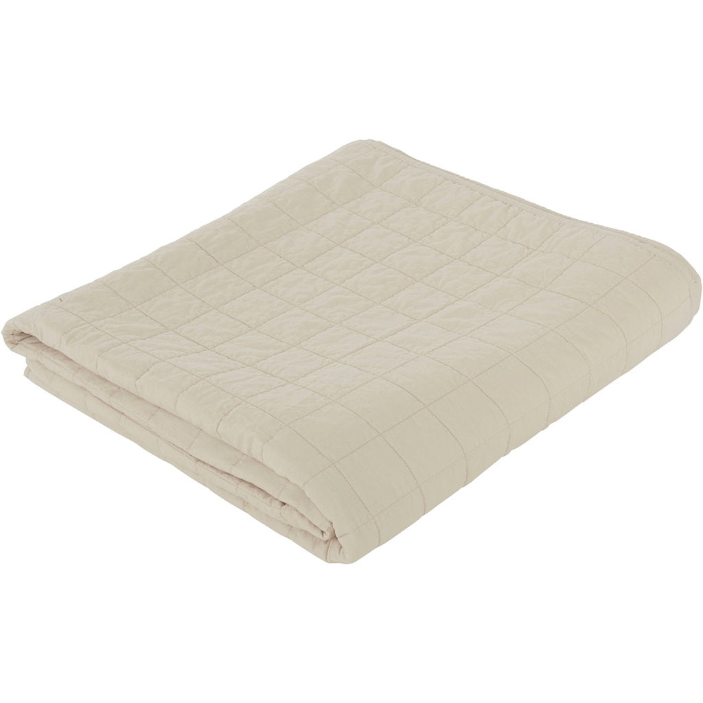 Guido Maria Kretschmer Home&Living Tagesdecke »Clara«, mir feiner Karosteppung, mit Füllung, hautfreundliche und pflegeleichte Stoffqualität, Obermaterial: 80% Baumwolle & 20% Polyester, Tagesdecke, Bettüberwurf, Plaid