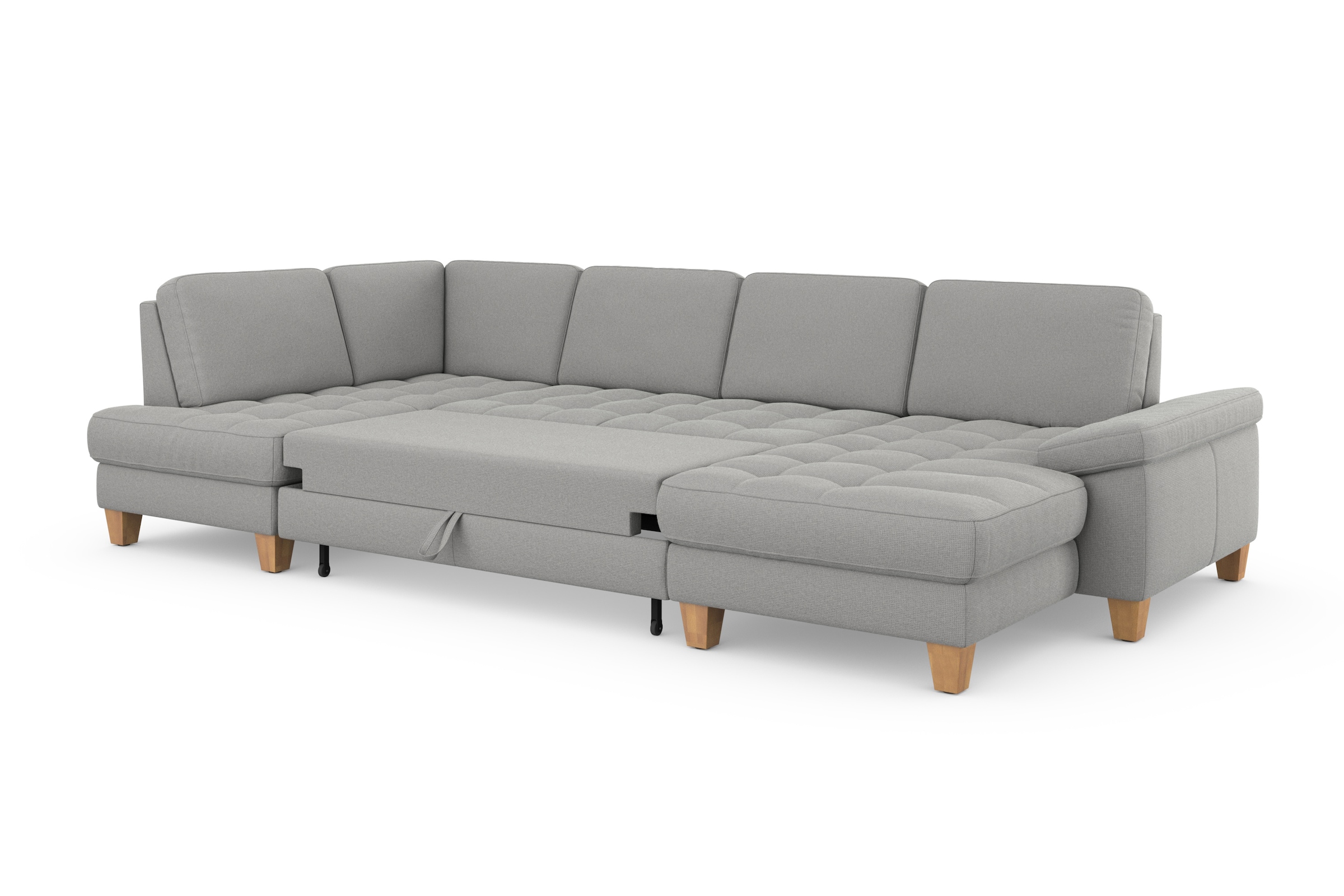 sit&more Wohnlandschaft »Westham U-Form«, wahlweise mit Bettfunktion, Bettkasten, Sitztiefenverstellung