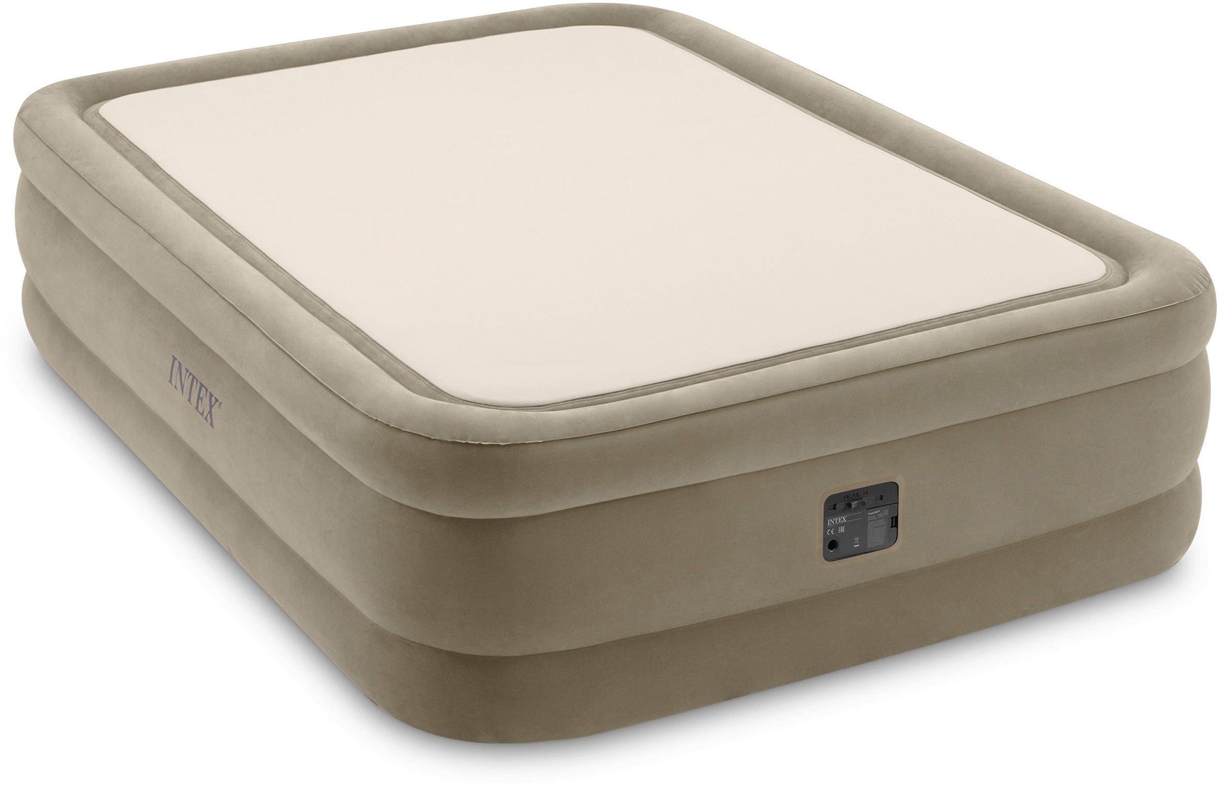 Intex Luftbett »DURA-BEAM® ThermaLuxÃ¢ Airbed, QUEEN«, (Set, 2 tlg., mit Transporttasche)