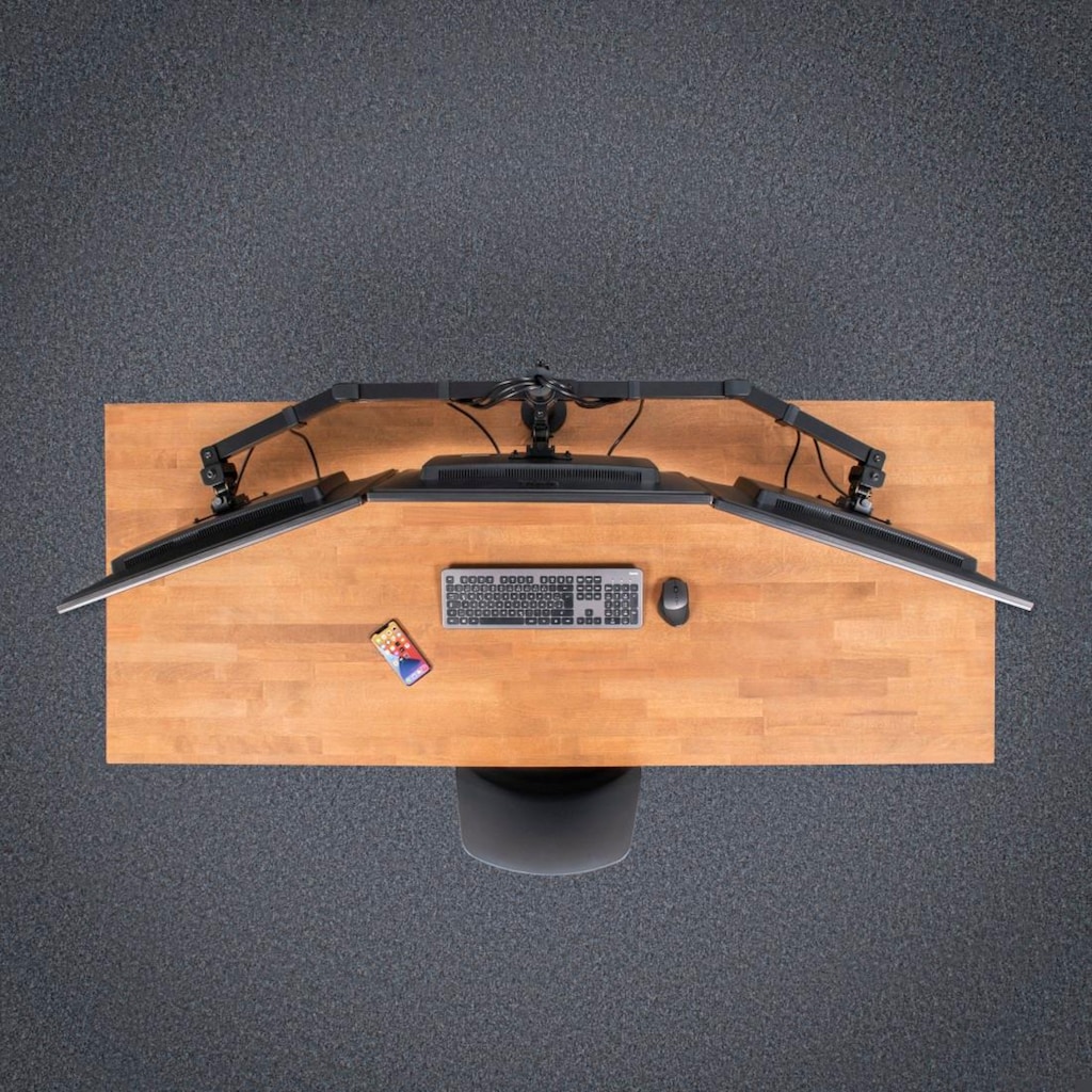 Hama Monitor-Halterung »Bildschirm Halterung, 33-69cm(13"-27") 3 Monitore«, bis 69 cm Zoll