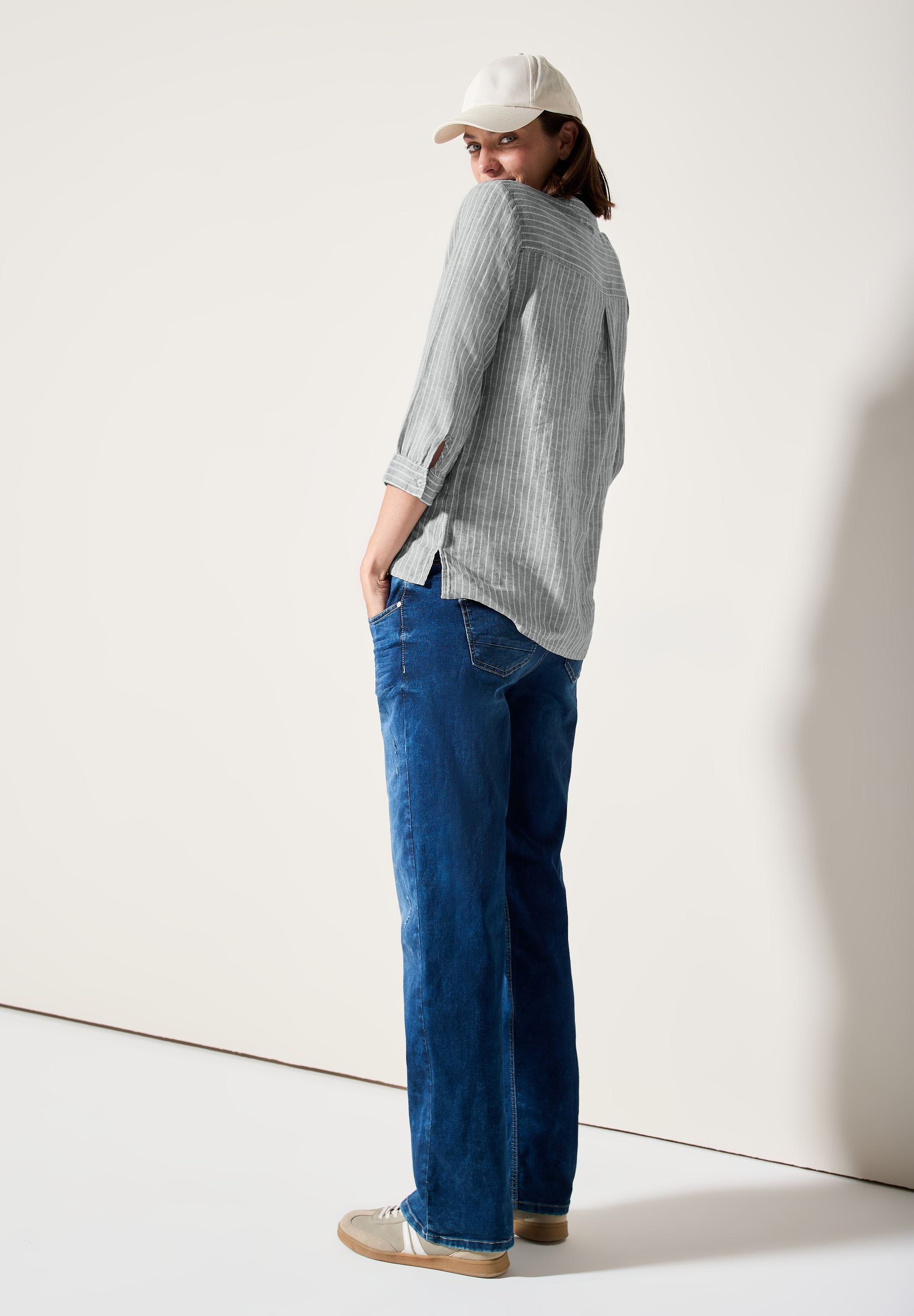 Cecil Schlupfbluse, im Streifen-Look