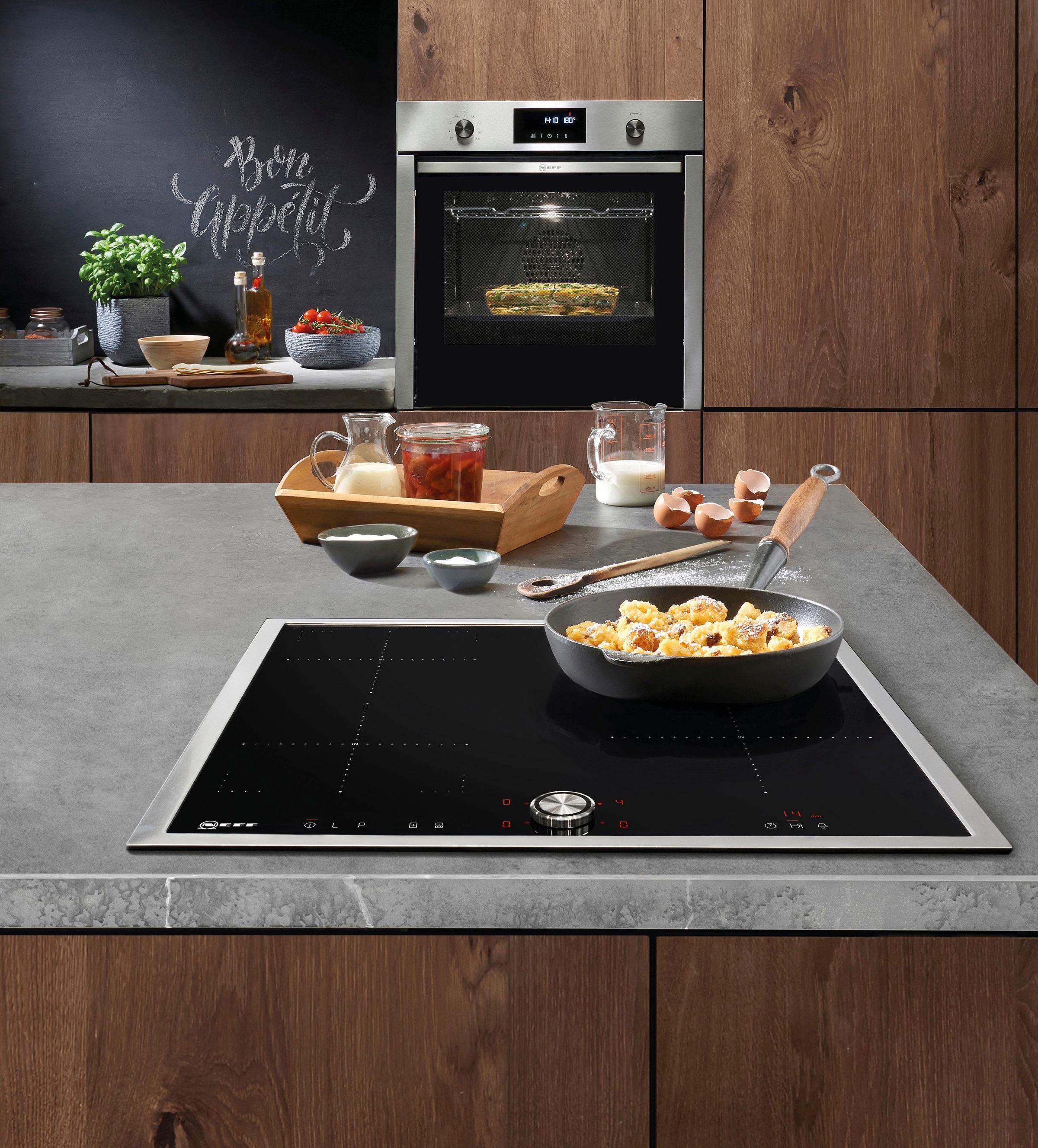 NEFF Einbaubackofen  »B4CCE2AN0«, mit Teleskopauszug nachrüstbar, easyClean, mit Slide&Hide®