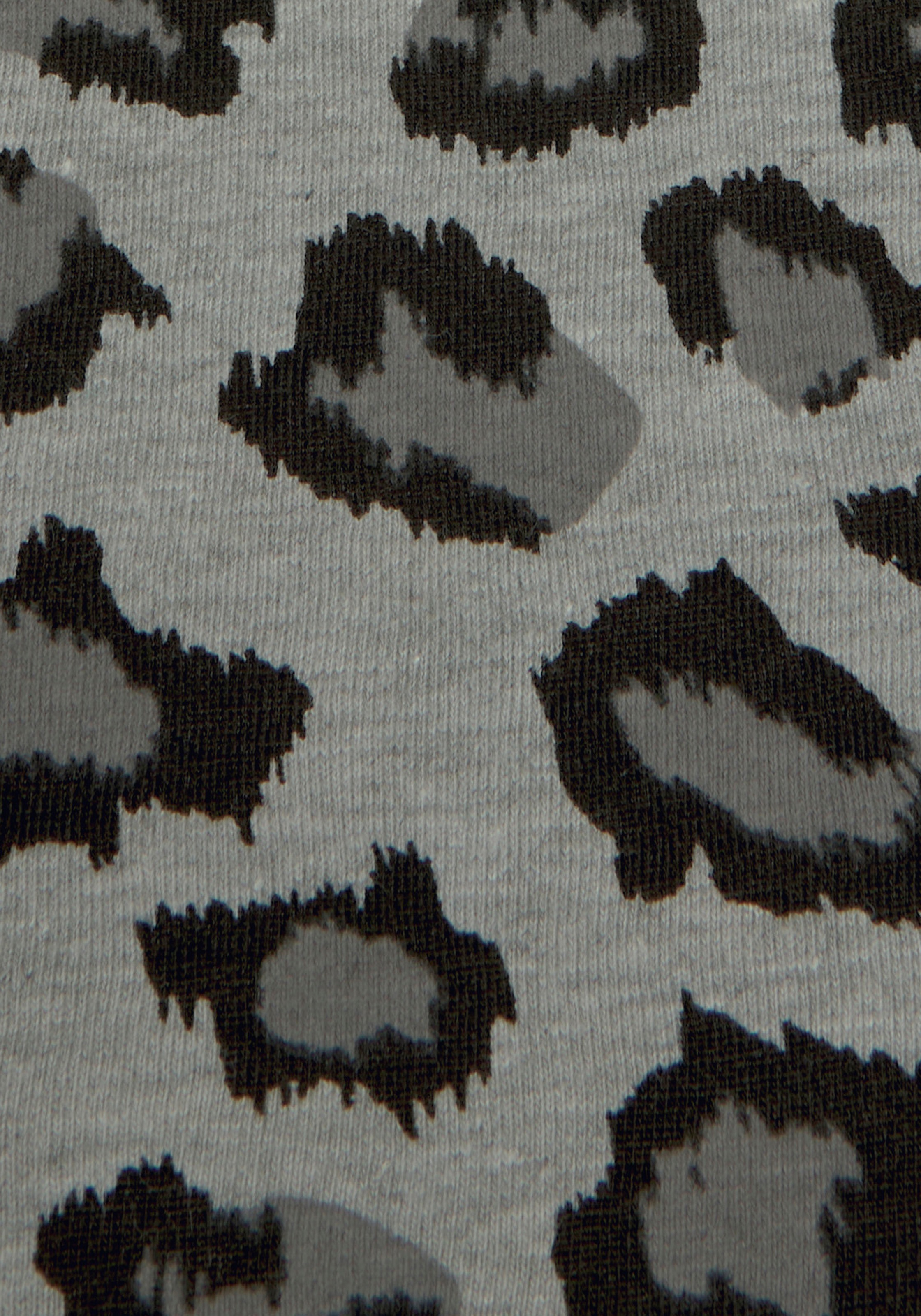 Vivance Dreams Pyjama, (2 tlg.), mit tonalem Animalprint