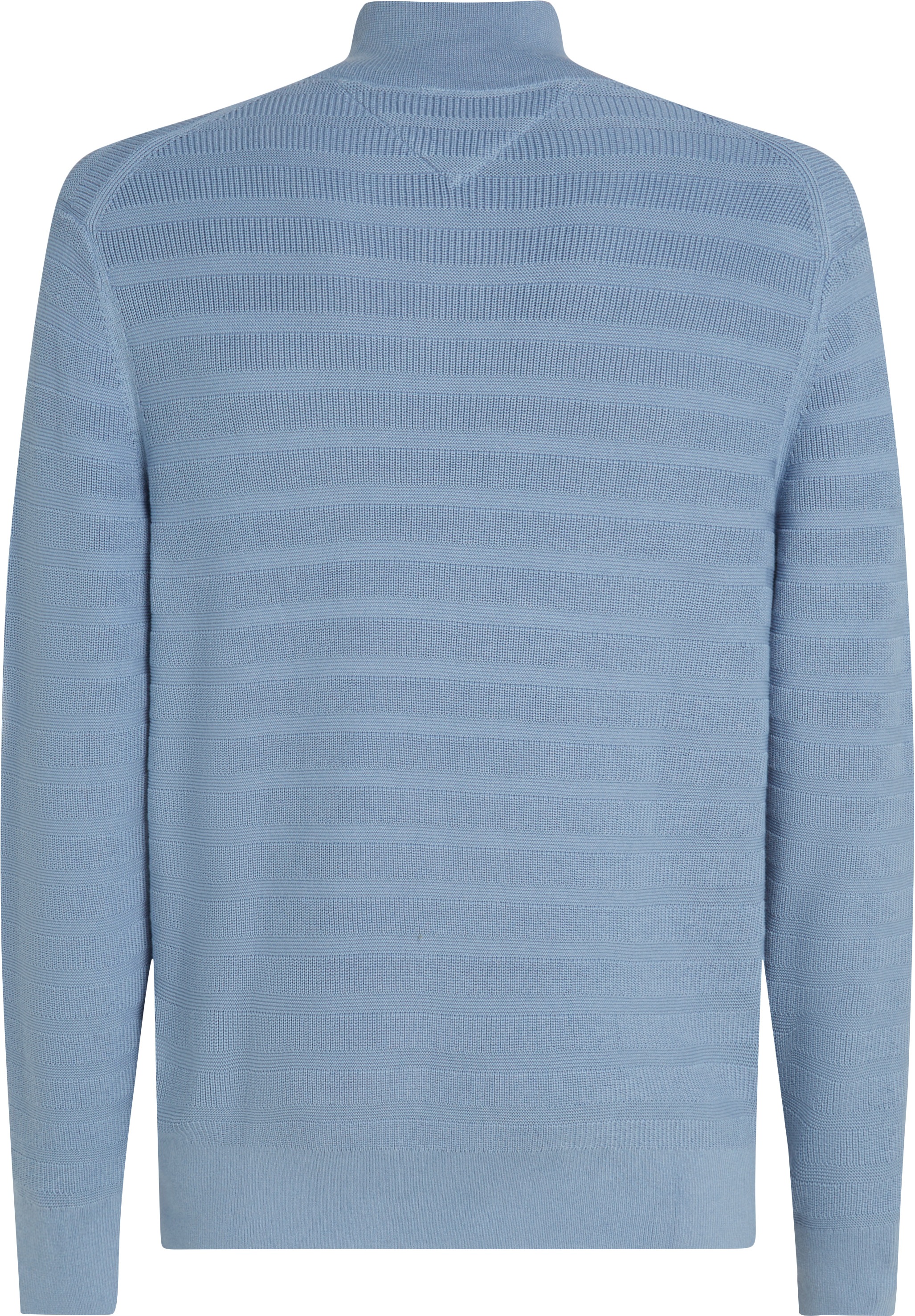 Tommy Hilfiger Troyer »STRIPE STRUCTURE ZIP MOCK«, mit modischer Struktur