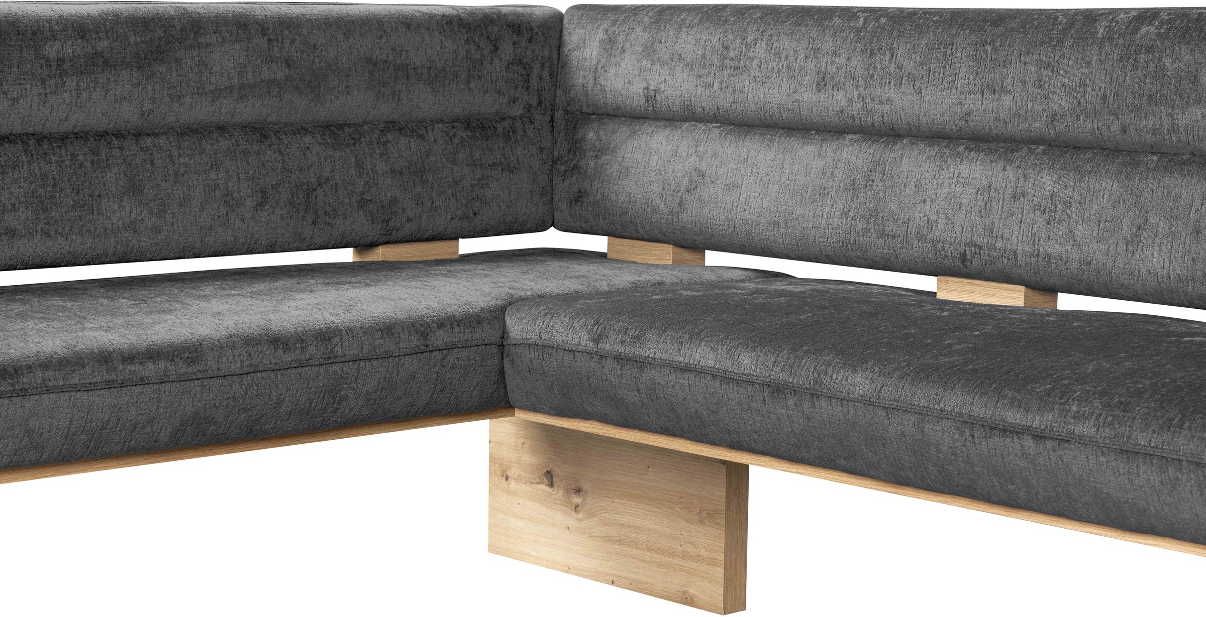 Home affaire Eckbank »Louise Polsterbank, Esszimmerbank, Küchenbank«, mit Nosag Wellenfedern im Sitz für mehr Komfort, Breite 212x170 cm