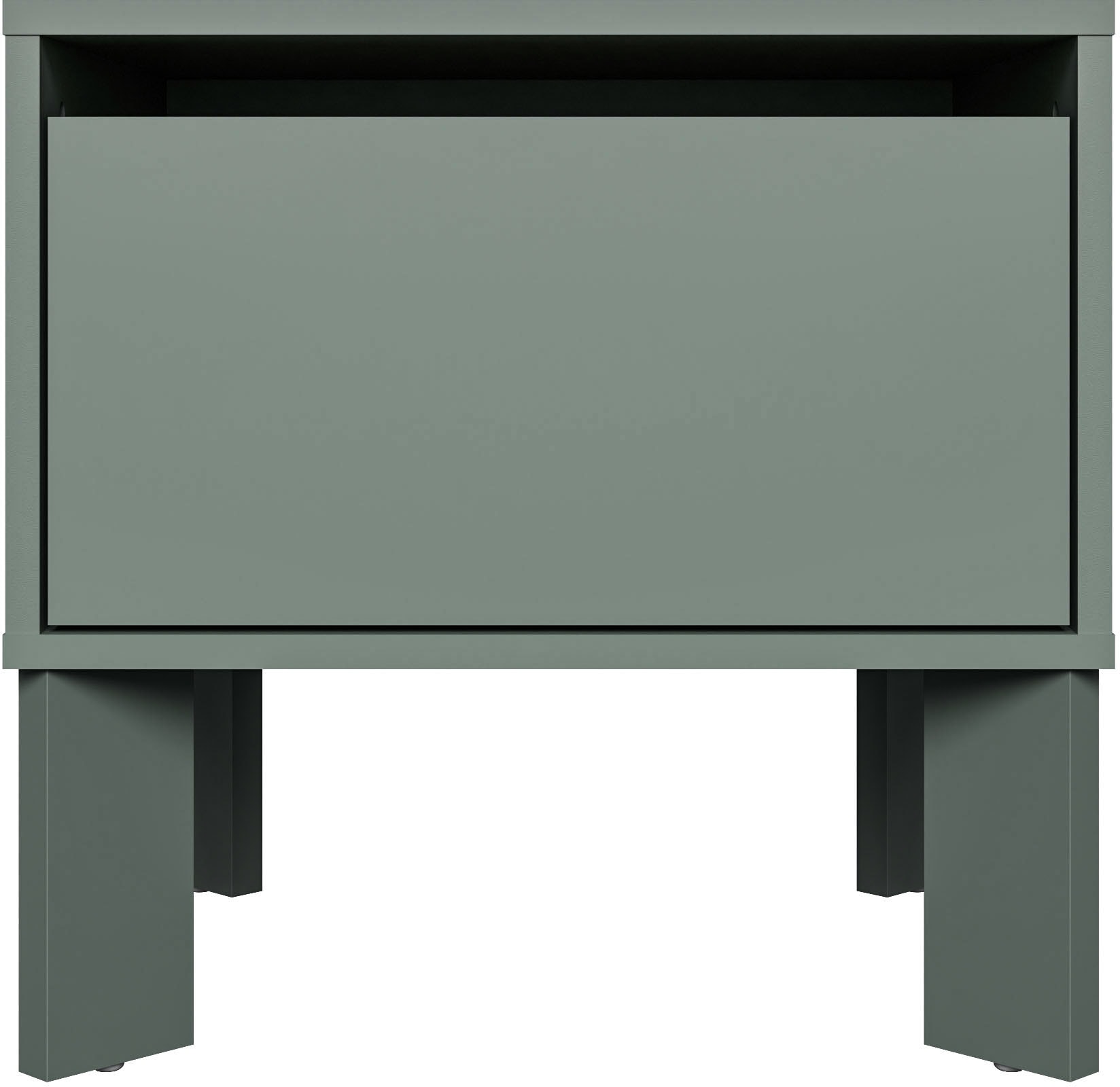 FORTE Nachtkommode »Tahoe Nachtkommode, grifflos, Schubkasten« B/H/T 48,2/47,5/41,4 cm
