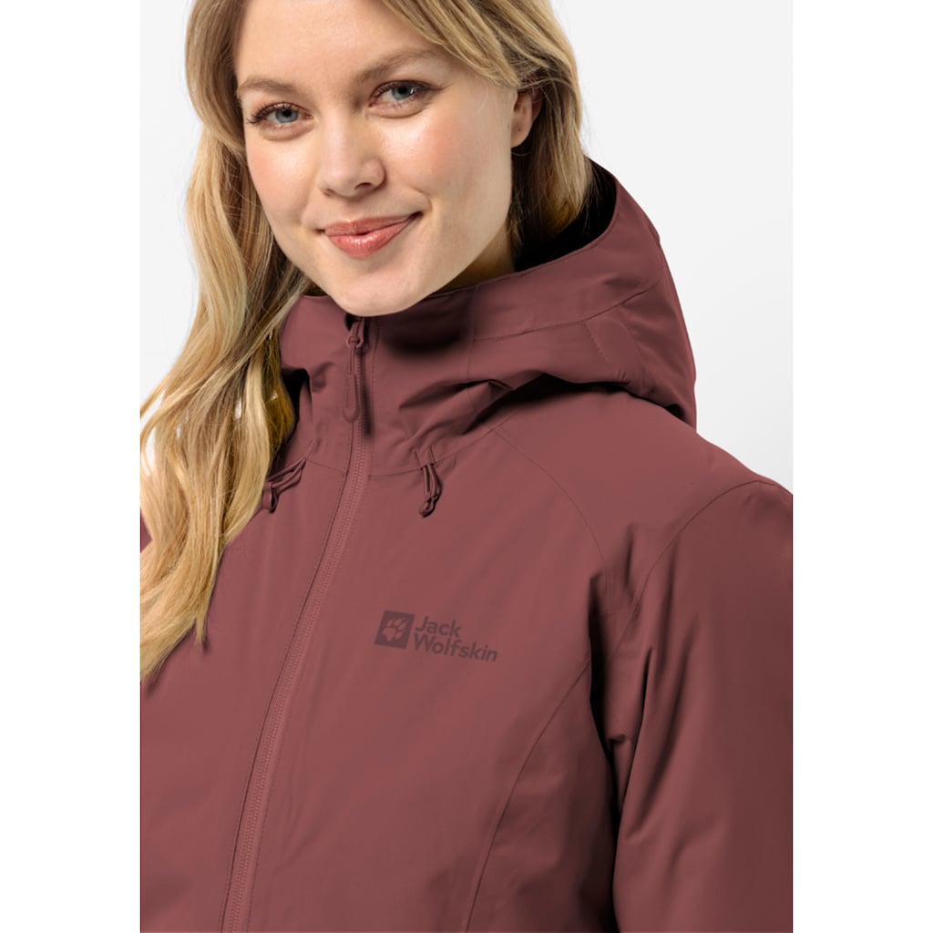 Jack Wolfskin Outdoorjacke »WISPER INS JKT W«, mit Kapuze