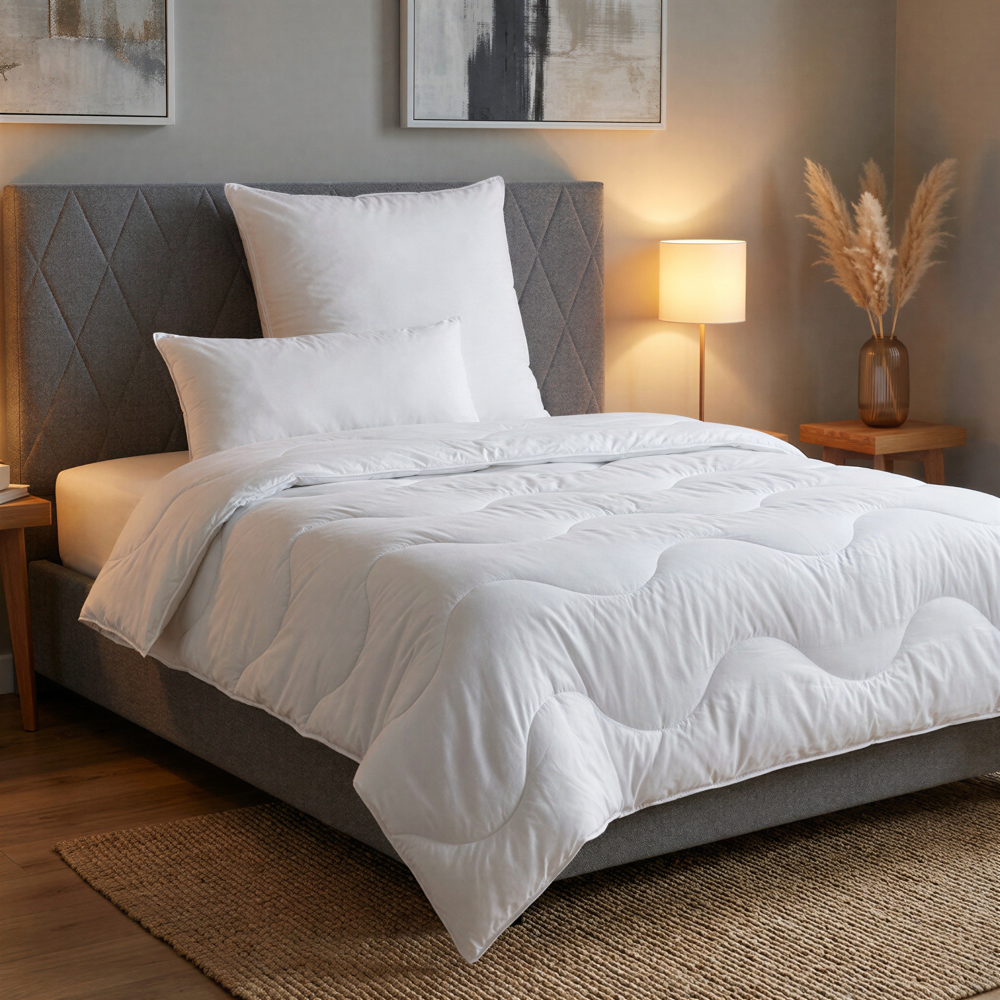 John Cotton Microfaserbettdecke "Emilia, Bettdecke 135x200 cm, 155x220 cm, 200x220 & 240x220 cm" leicht Füllung Polyester 1 Stk. tlg. Bettdecken, Sommer, Winter; allergiker geeignet (Hausstauballergiker)