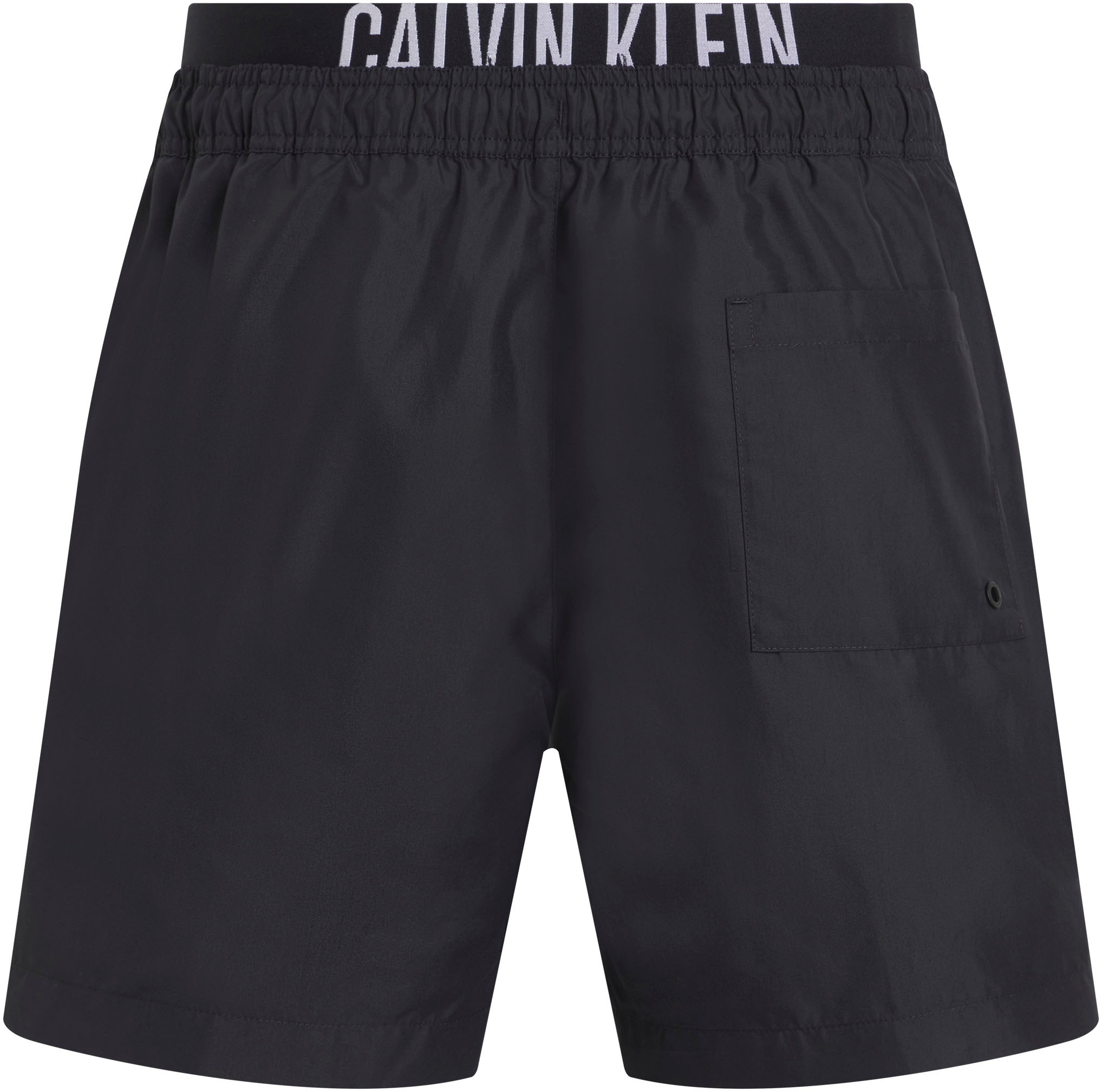 Calvin Klein Swimwear Badeshorts »MEDIUM DOUBLE WB«, mit doppeltem Bund