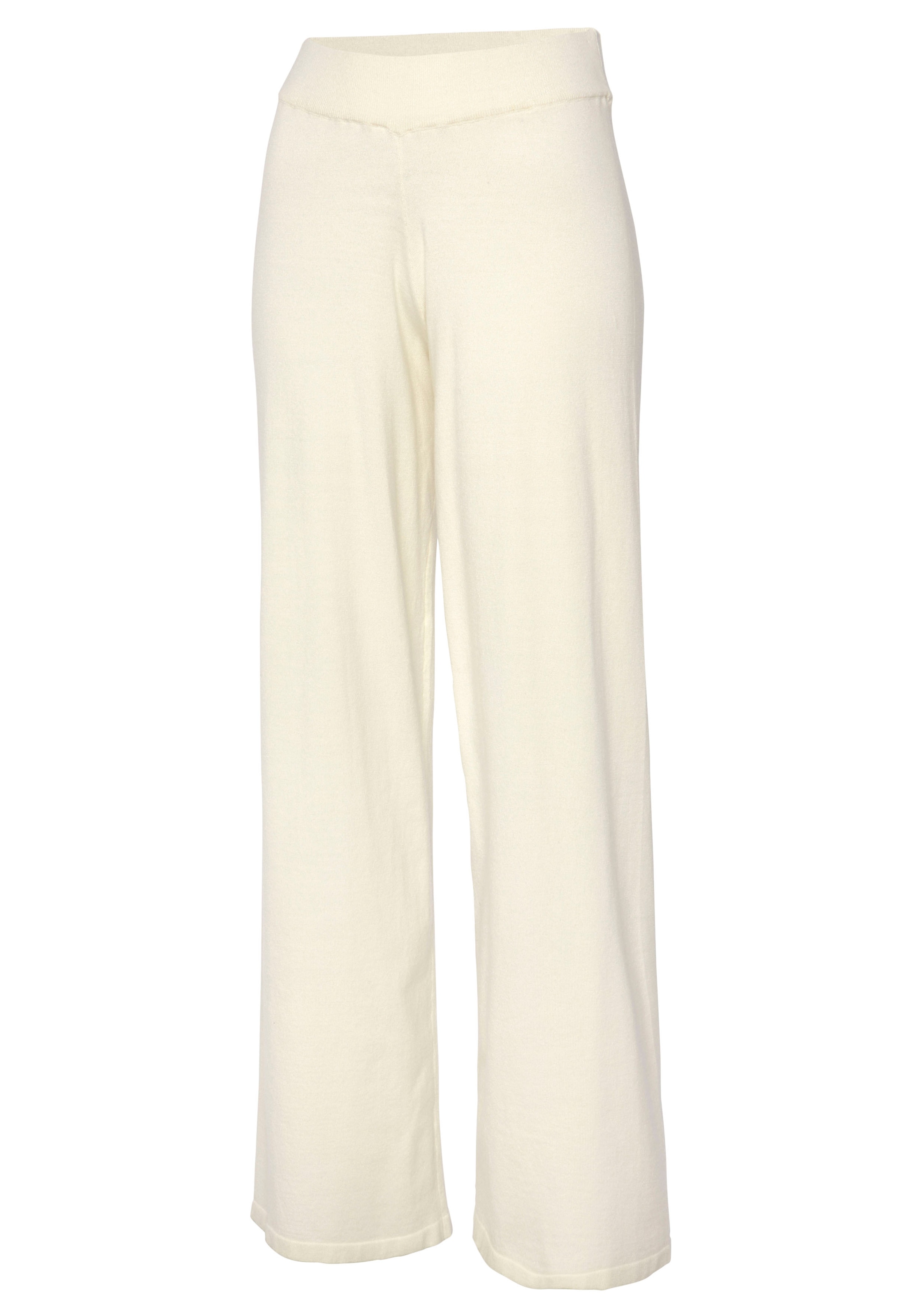 LASCANA Strickhose  mit weitem Bein, Loungewear
