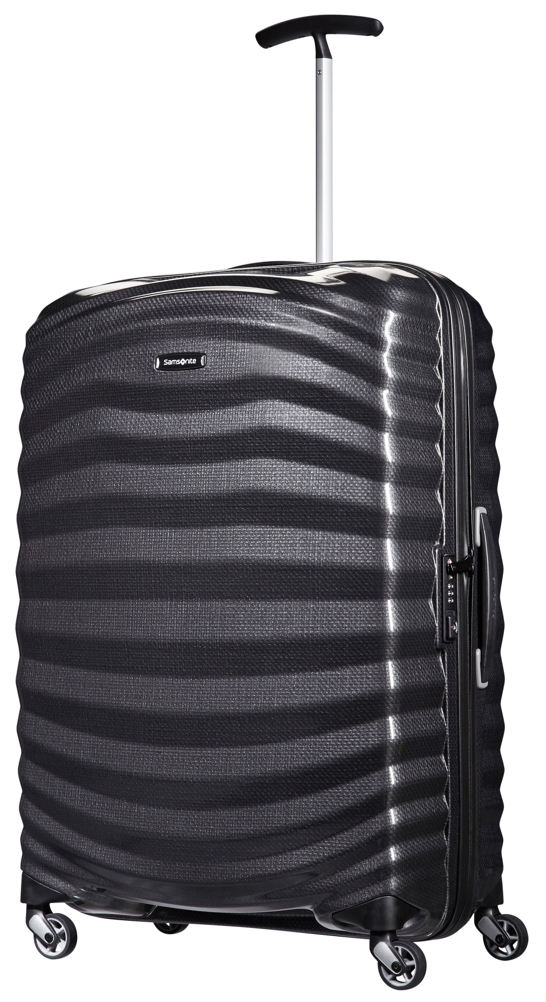 Samsonite Hartschalen-Trolley »LITE-SHOCK, verschiedene Größen«, 4 Rollen, Reisekoffer Trolley Aufgabegepäck TSA-Zahlenschloss Made in Europe