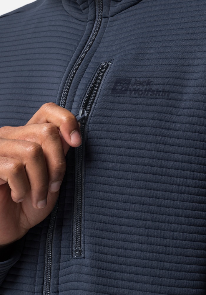 Jack Wolfskin Fleecejacke »MODESTO HOODED JKT MEN«, mit Kapuze