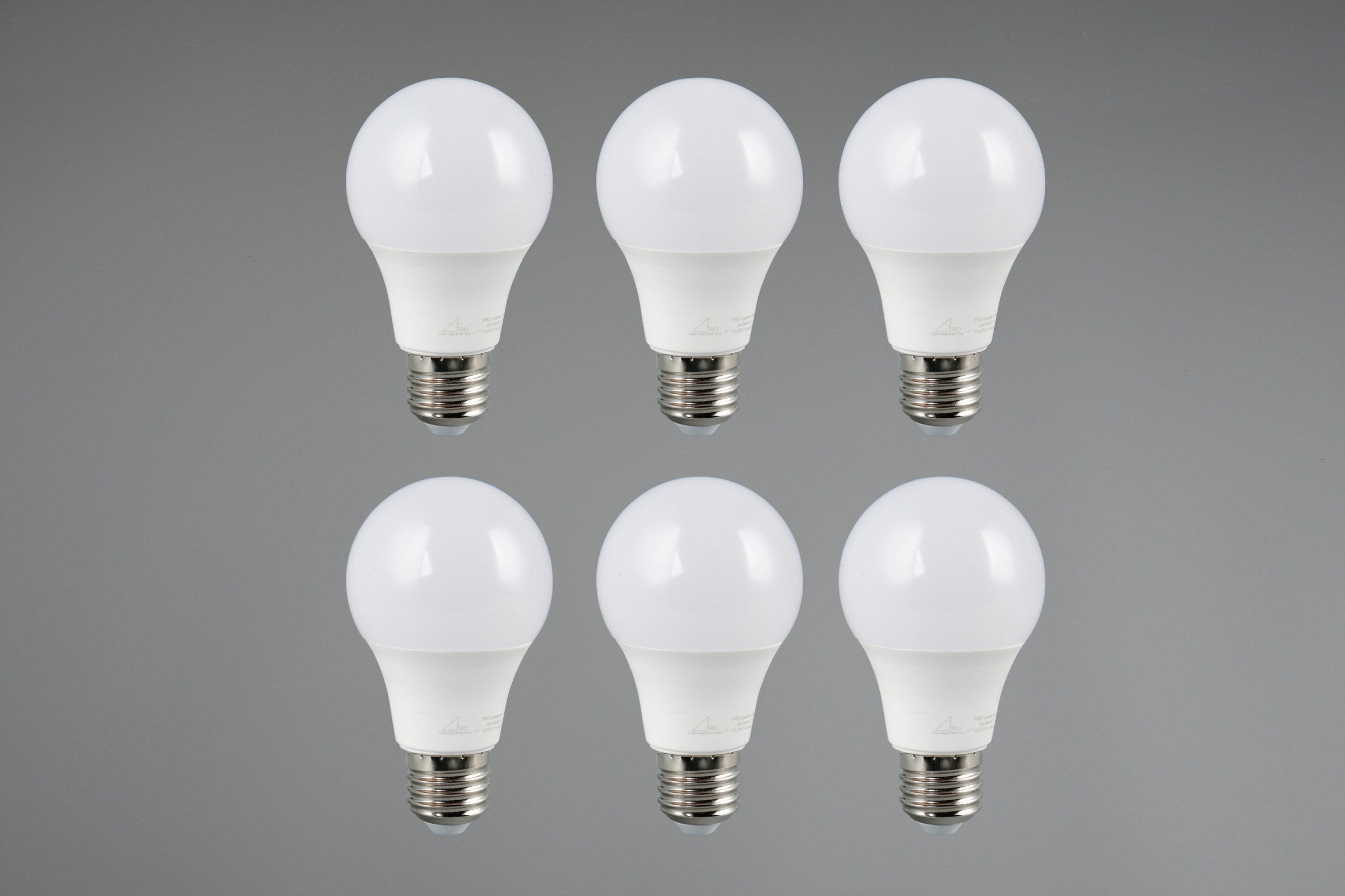 TRIO Leuchten LED-Leuchtmittel »Leuchtmittel Set E27« E27 6 Stk. Warmweiß 6er Set Leuchtmittel E27 Fassung, Glühbirne E27 LED warmweiß