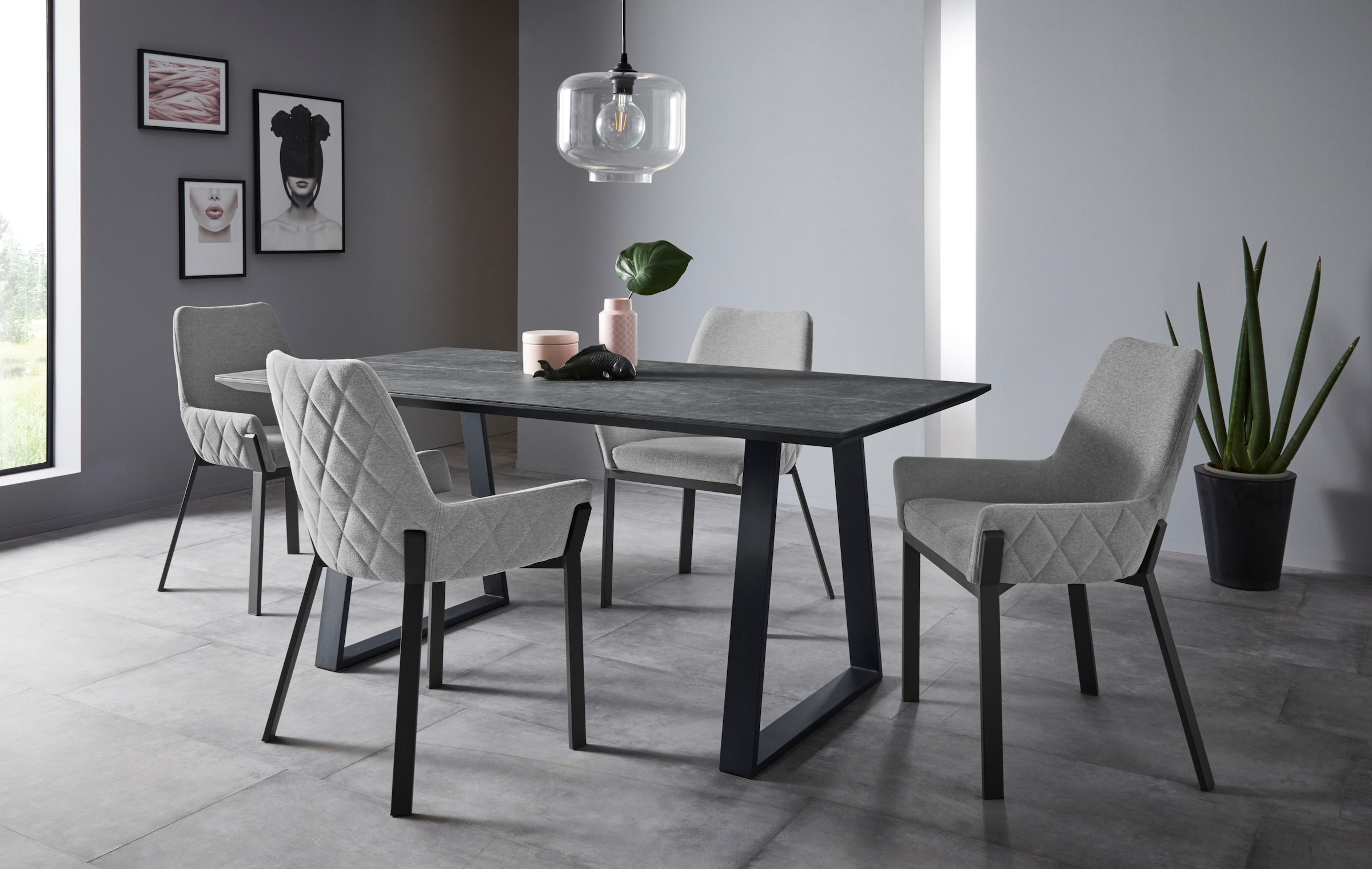 Places of Style Stuhl »Lome, TOPSELLER!«, (Set), 2 St., Webstoff