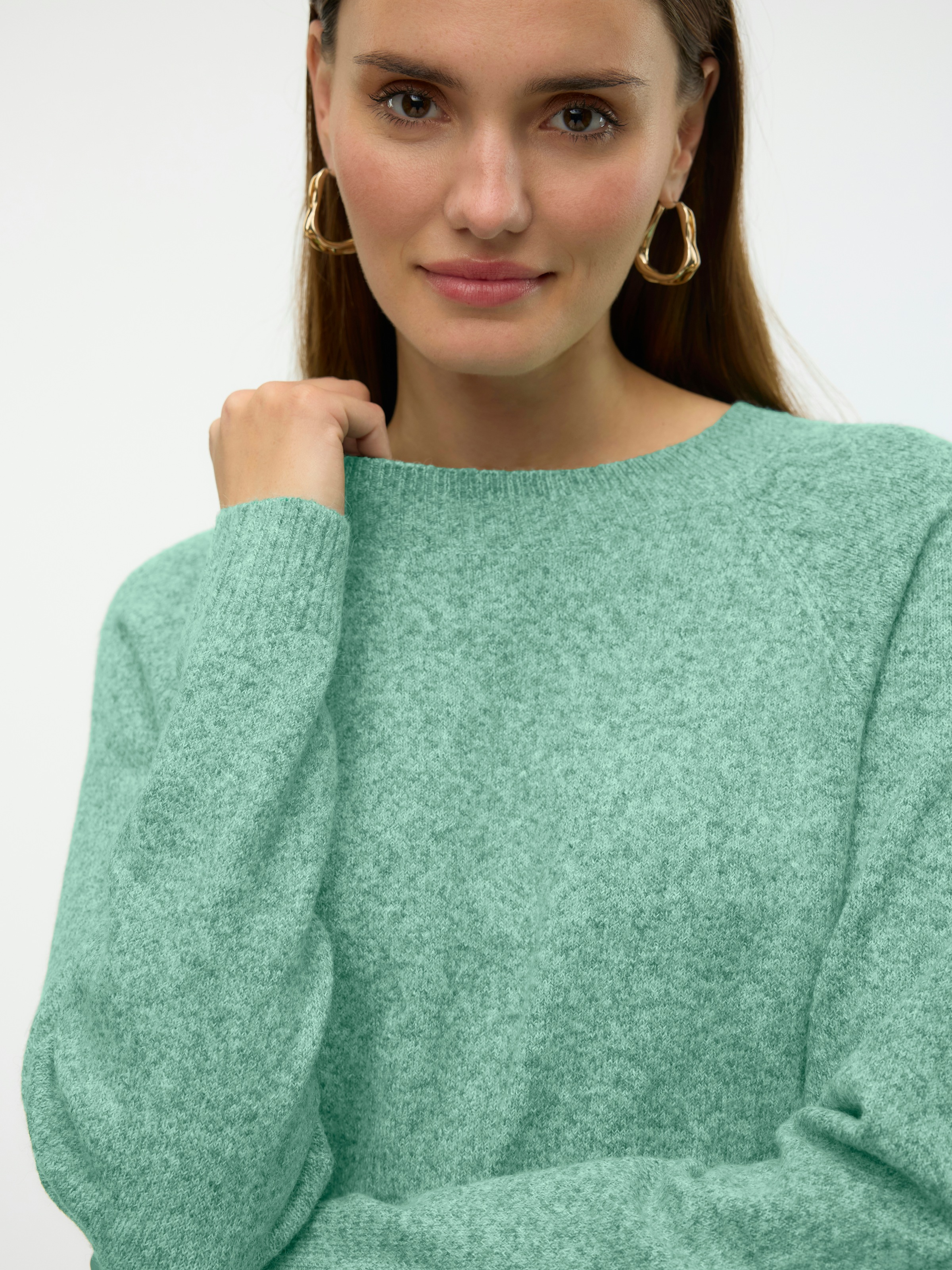 Vero Moda Rundhalspullover »VMDOFFY LS O-NECK BLOUSE GA NOOS«
