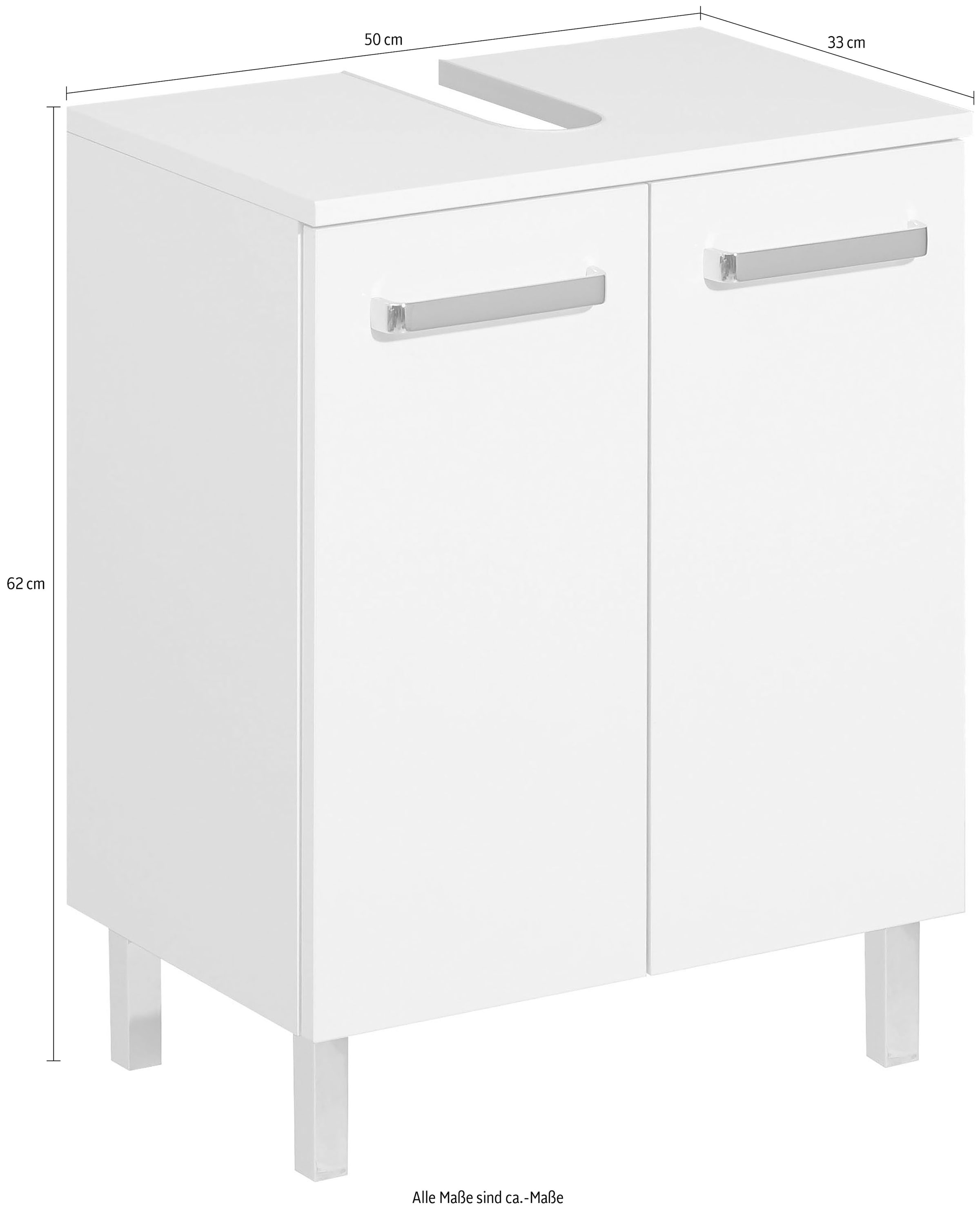 PELIPAL Waschbeckenunterschrank »Quickset 312«, online 3 cm Badmöbel, Garantie 50 Jahren kaufen | XXL mit Breite