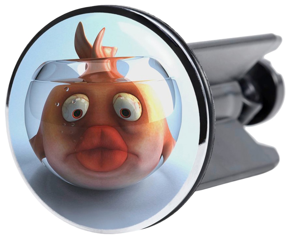 Sanilo Badaccessoire-Set »Goldfisch« bestehend aus WC-Sitz, Badteppich, Stöpsel, Seifenspender, WC-Bürste