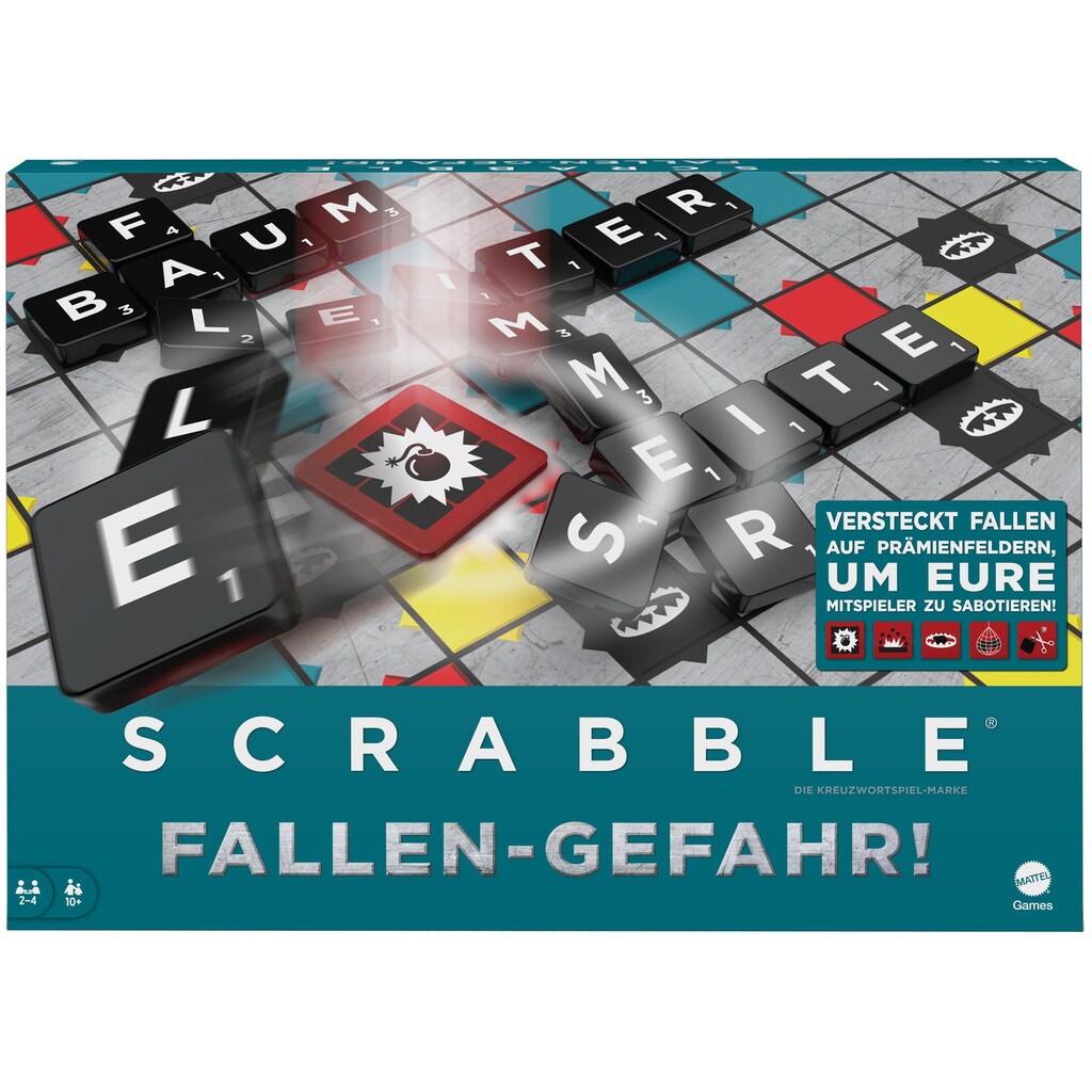 Mattel games Spiel »Scrabble Fallen-Gefahr«