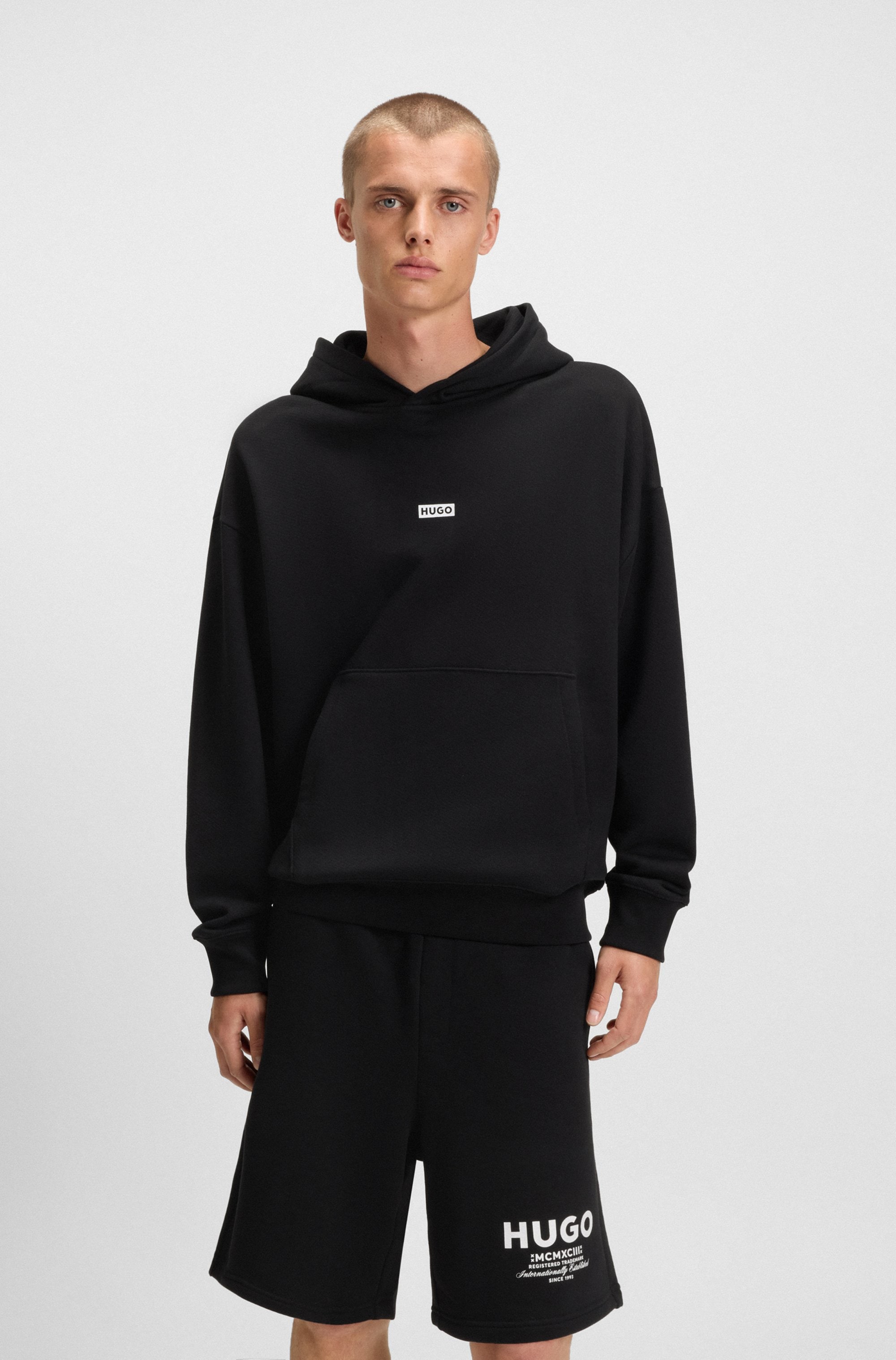 HUGO Blue Hoodie »Nazardo«