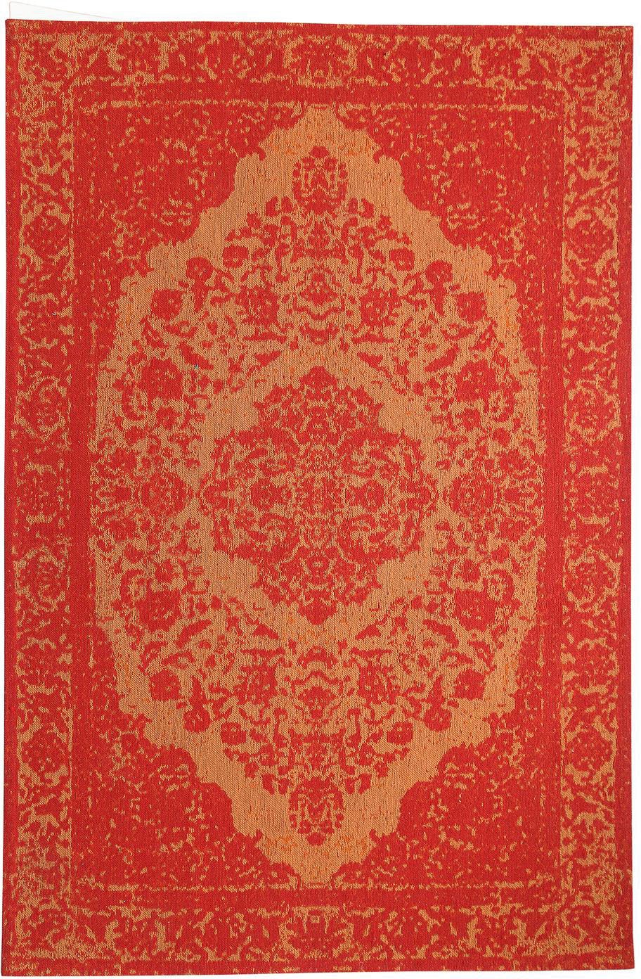 morgenland Designteppich »Medaillon Rosso 200 x 140 cm«, rechteckig, Kurzflor