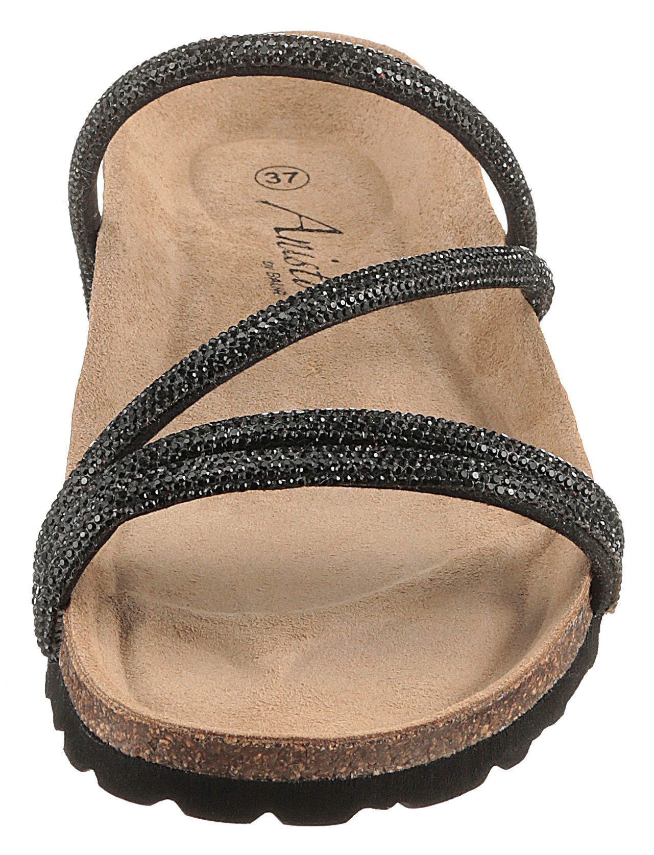 Aniston SHOES Pantolette, Sommerschuh, Strandschuh, Glitzersteine - NEUE KOLLEKTION