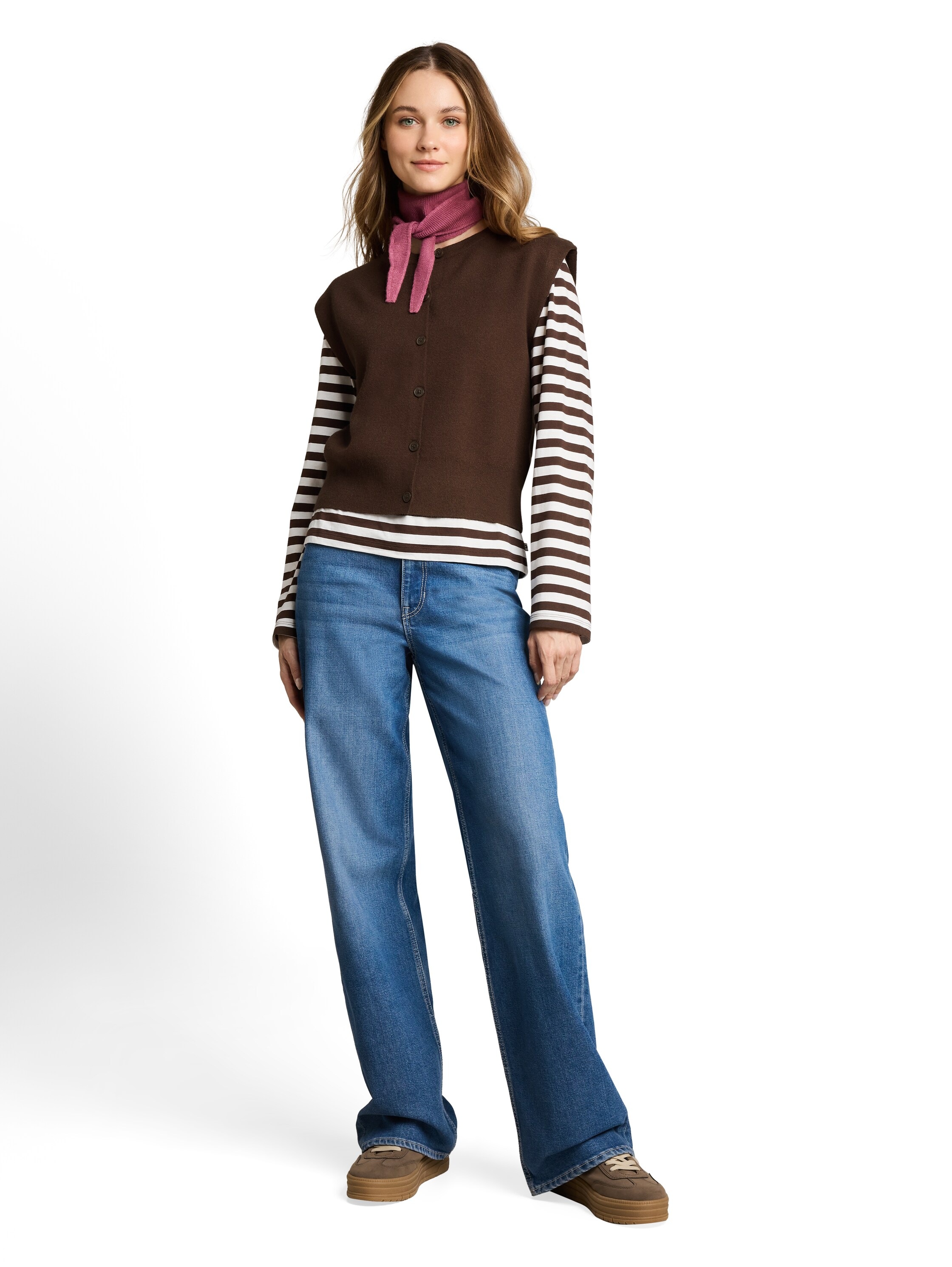 TOM TAILOR Denim Cardigan mit Knopfleiste