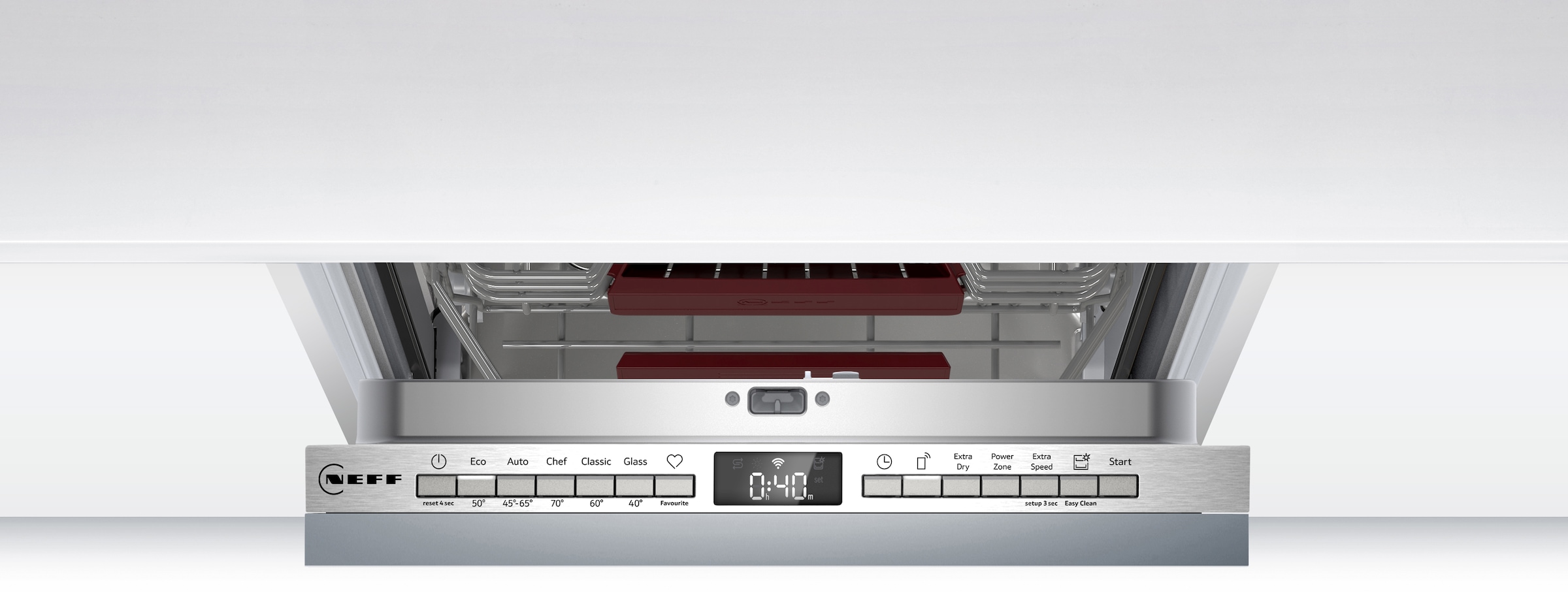 NEFF vollintegrierbarer Geschirrspüler N 50 »S855EMX34E« 10 tlg. Maßgedecke