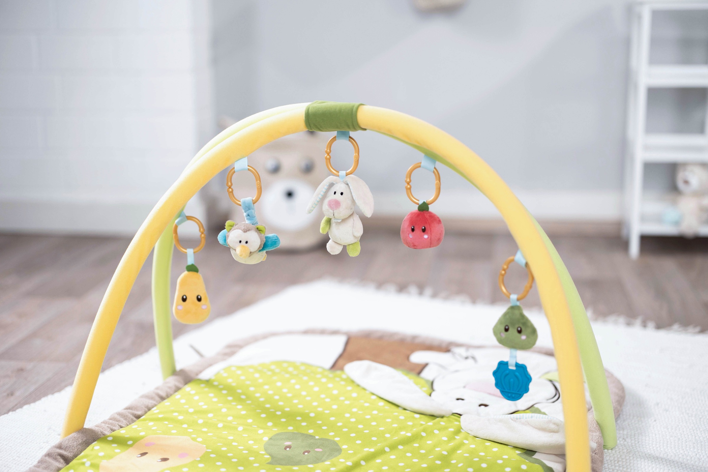 Nici Baby Gym »My First NICI Kollektion, 3-D Activity-Decke«, mit Spielkissen Hase und Eule