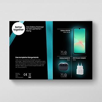 Samsung Smartphone »Bundle Perfekter Klang« Black