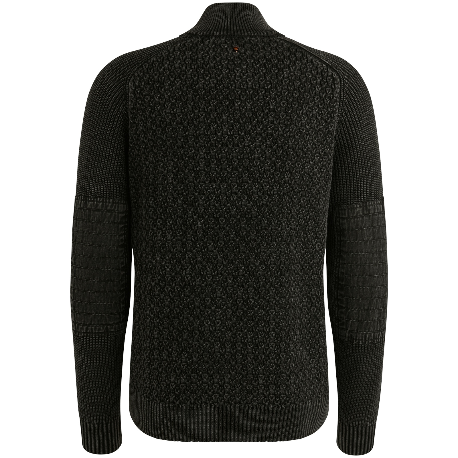 PME LEGEND Strickpullover mit kurzer Knopfleiste