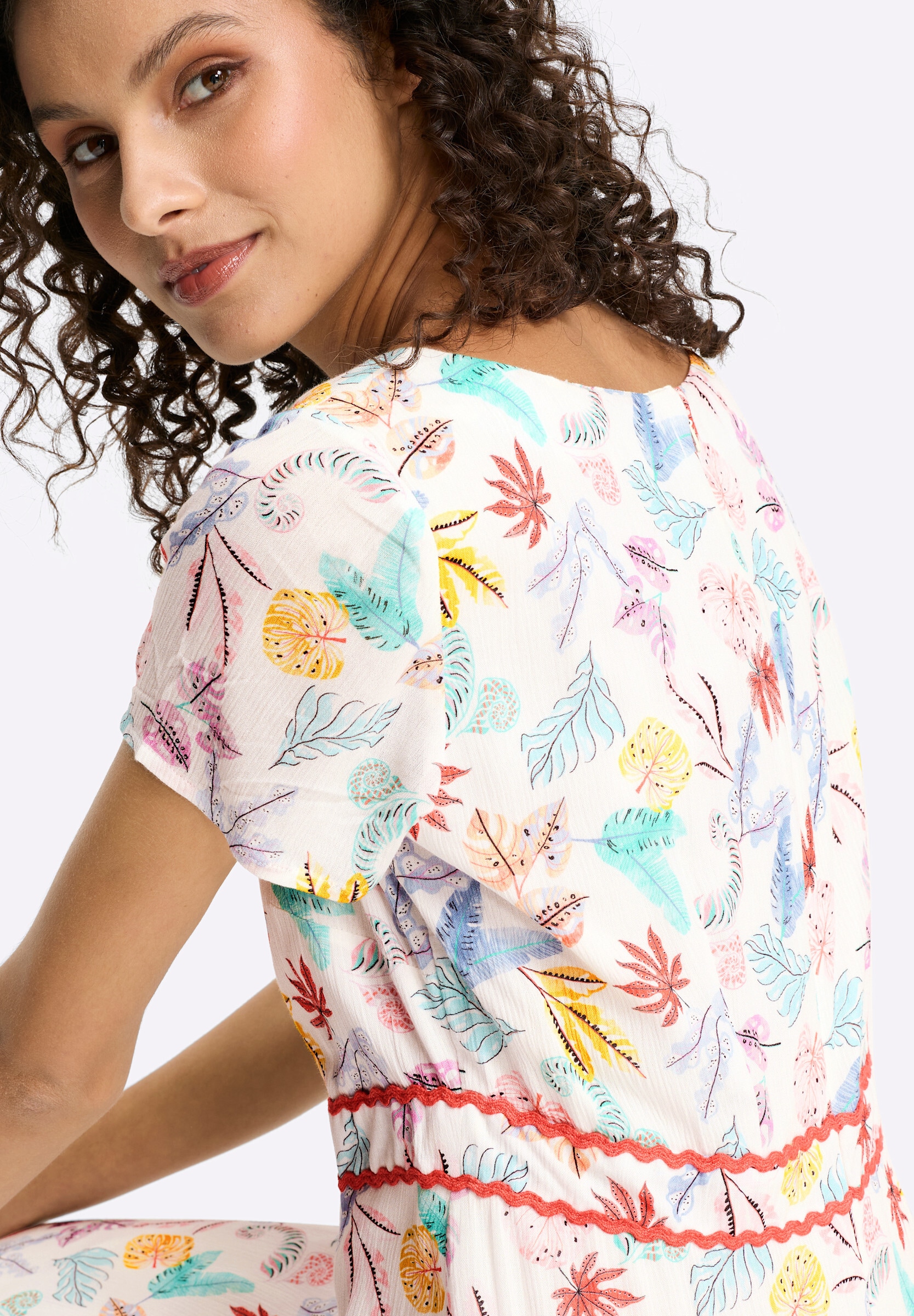 heine Sommerkleid »Druck-Kleid Webkleid« Ohne Taschen