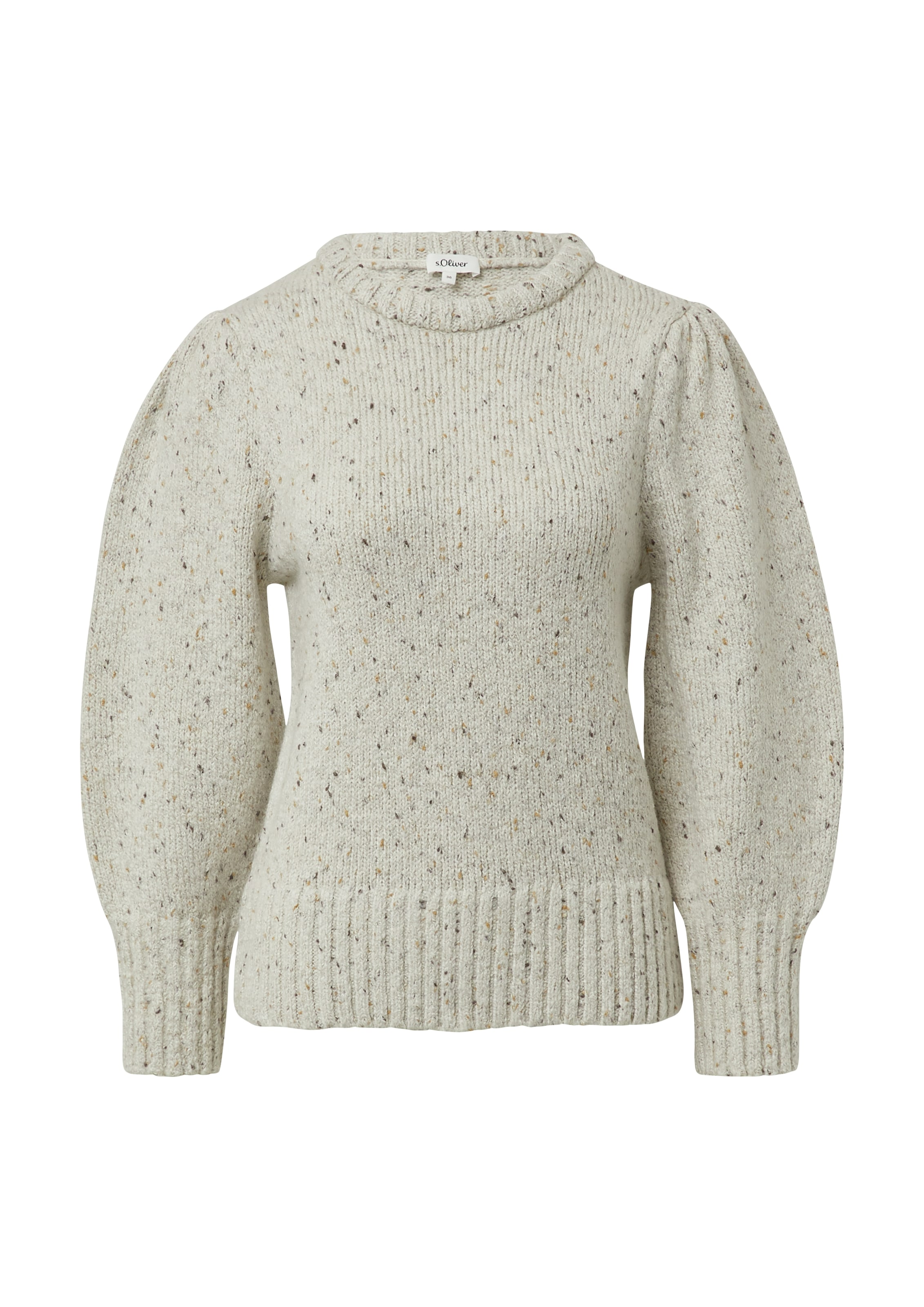 s.Oliver Strickpullover mit Puffärmeln