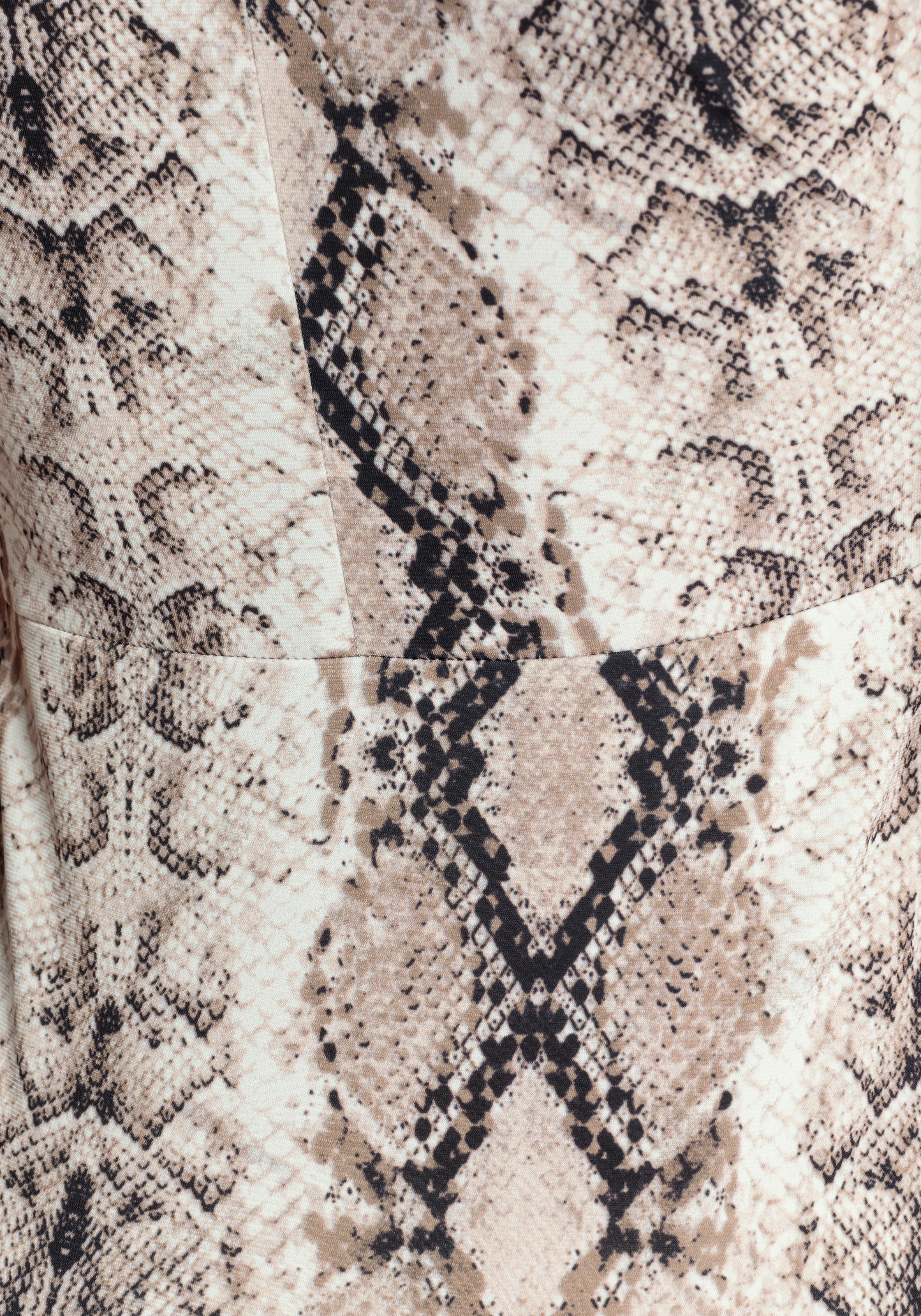 Melrose Minikleid, mit modernem Animalprint