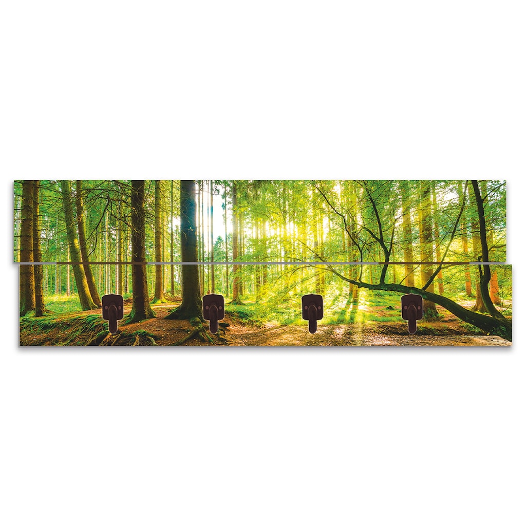 Artland Garderobenleiste »Wald mit Bach«
