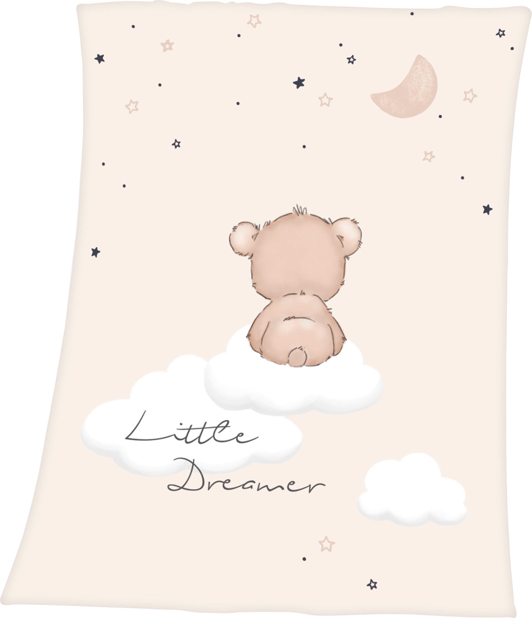 niedlichem Babydecke »Little Dreamer«, Baby Teddydesign, Kuscheldecke Best mit