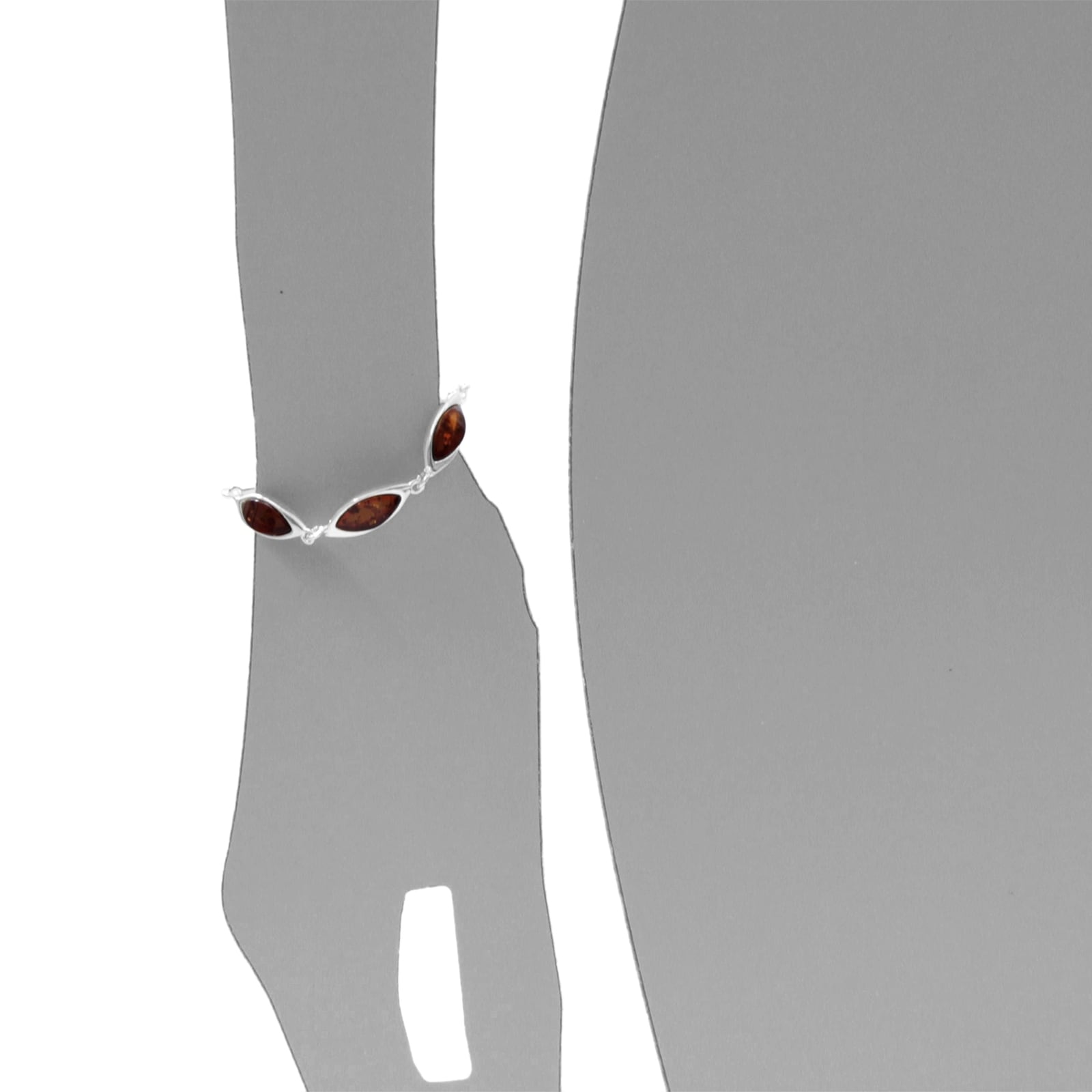OSTSEE-SCHMUCK Armband »- Tonje - Silber 925/000 - Bernstein«