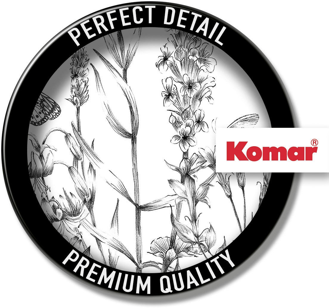 Komar Vliestapete »Digitaldruck Vlies -  Butterfly Field - Größe 400 x 250 cm« bedruckt glatt Wohnzimmer, Schlafzimmer