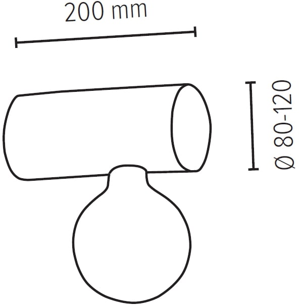 SPOT Light Holzbalken aus Ø cm 1 massivem kaufen Kiefernholz online Garantie »TRABO 3 Jahren mit flammig-flammig, | Wandleuchte 8-12 SIMPLE«, XXL