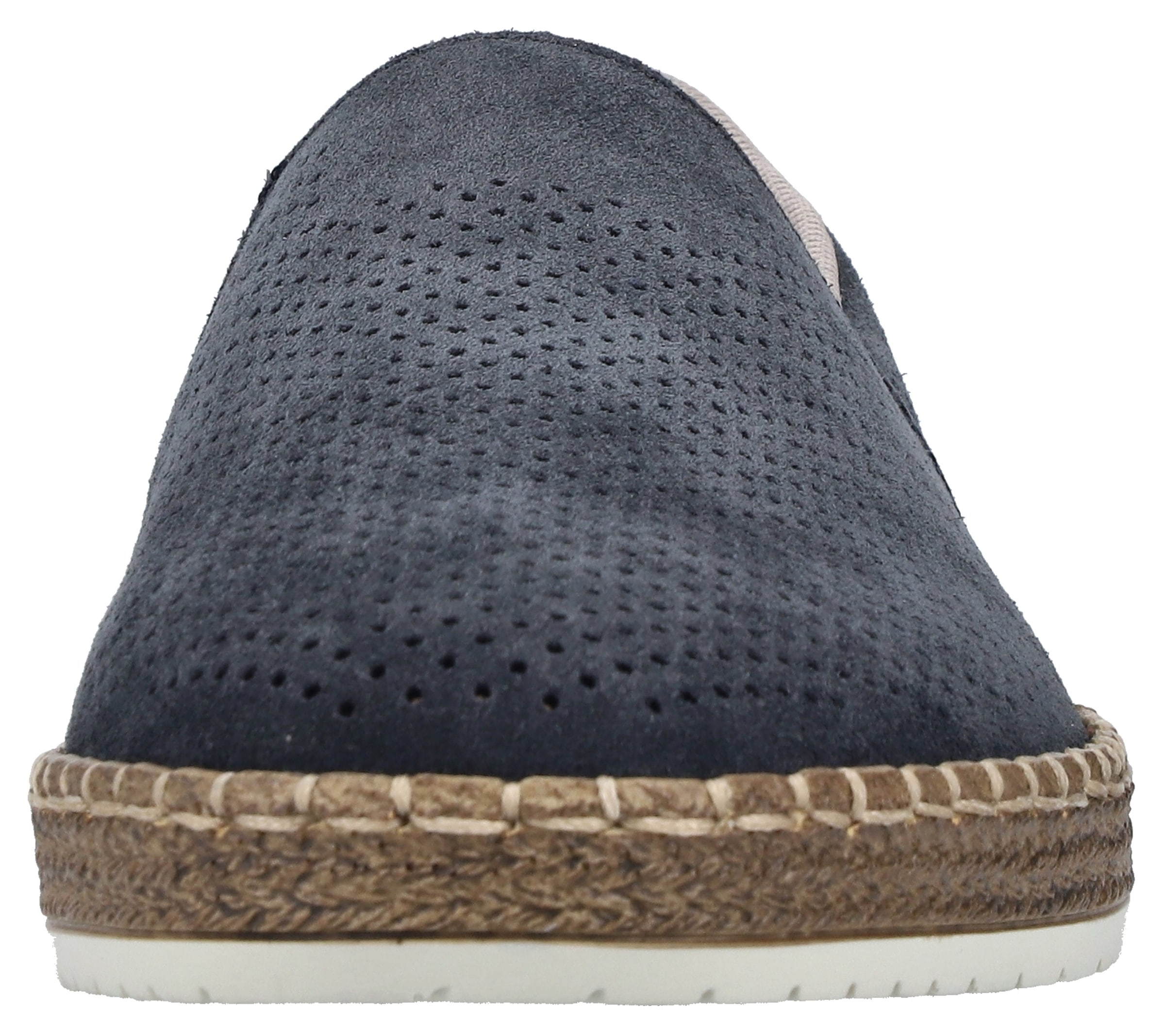 Rieker Slipper  , Schlupfschuh, Casual-Slipper, Mokassin mit Perforation