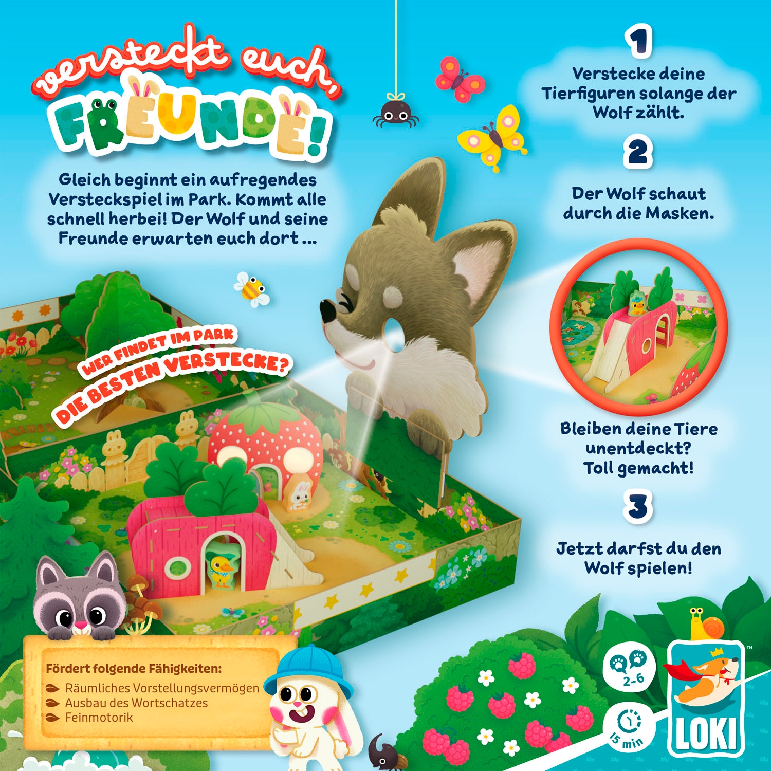 LOKI Spiel »Versteckt euch, Freunde!«