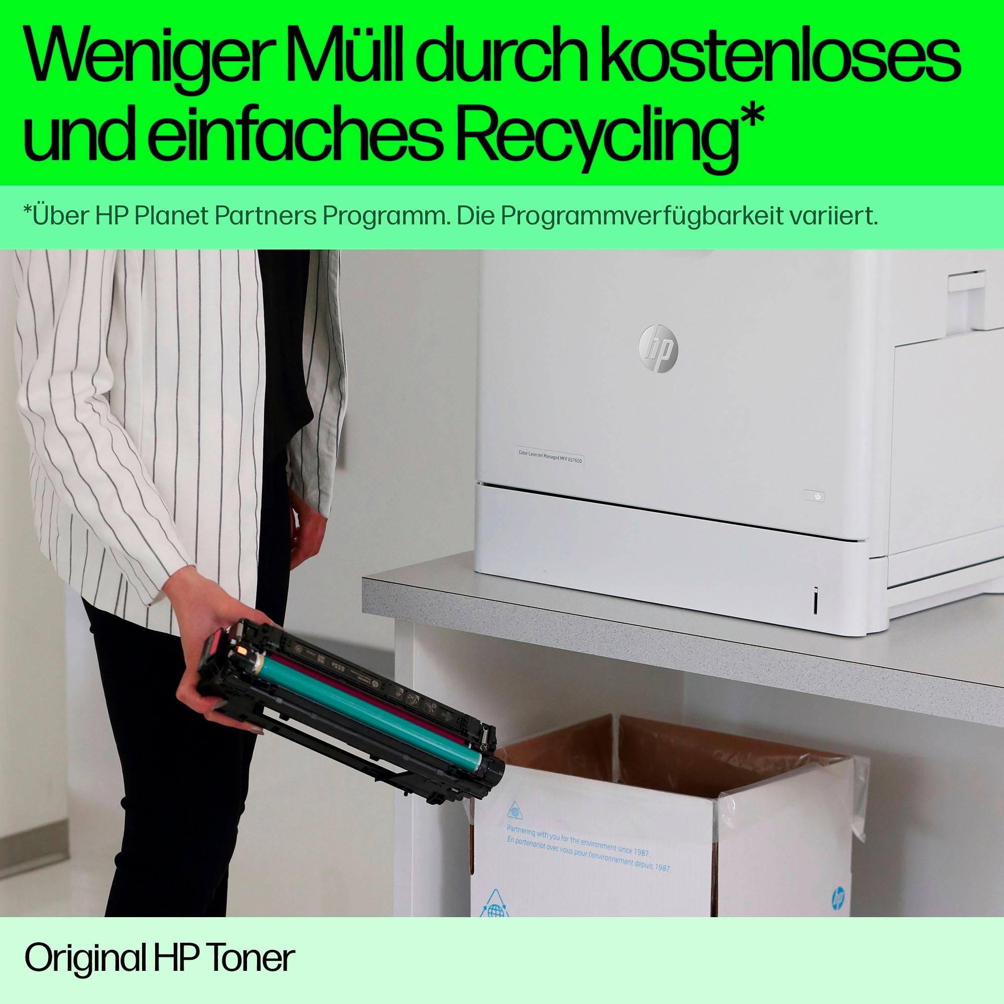 HP Tonerkartusche »HP original  Toner 410 Größe X, Farben B/C/M/Y«